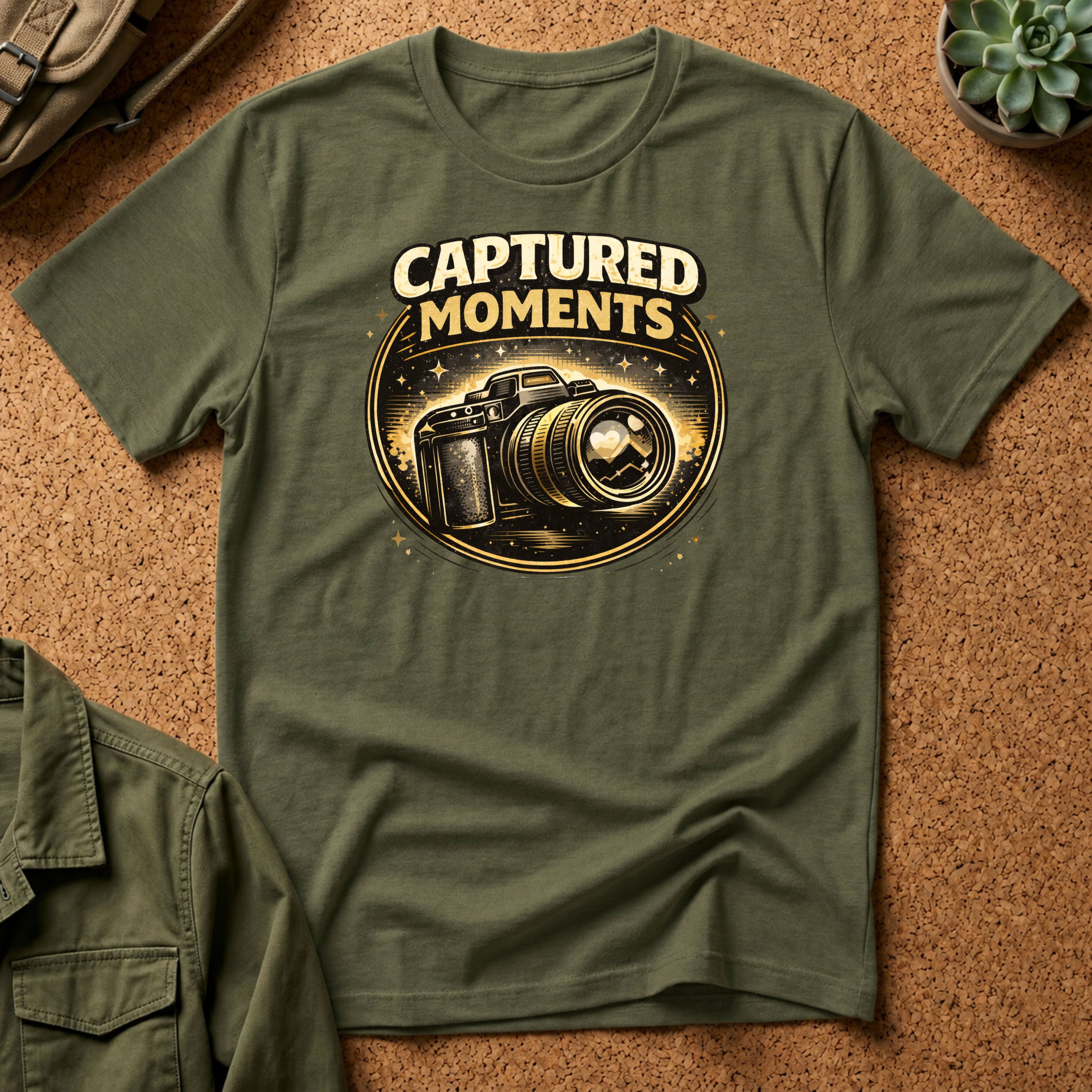 Captured Moments Star Design T-Shirt