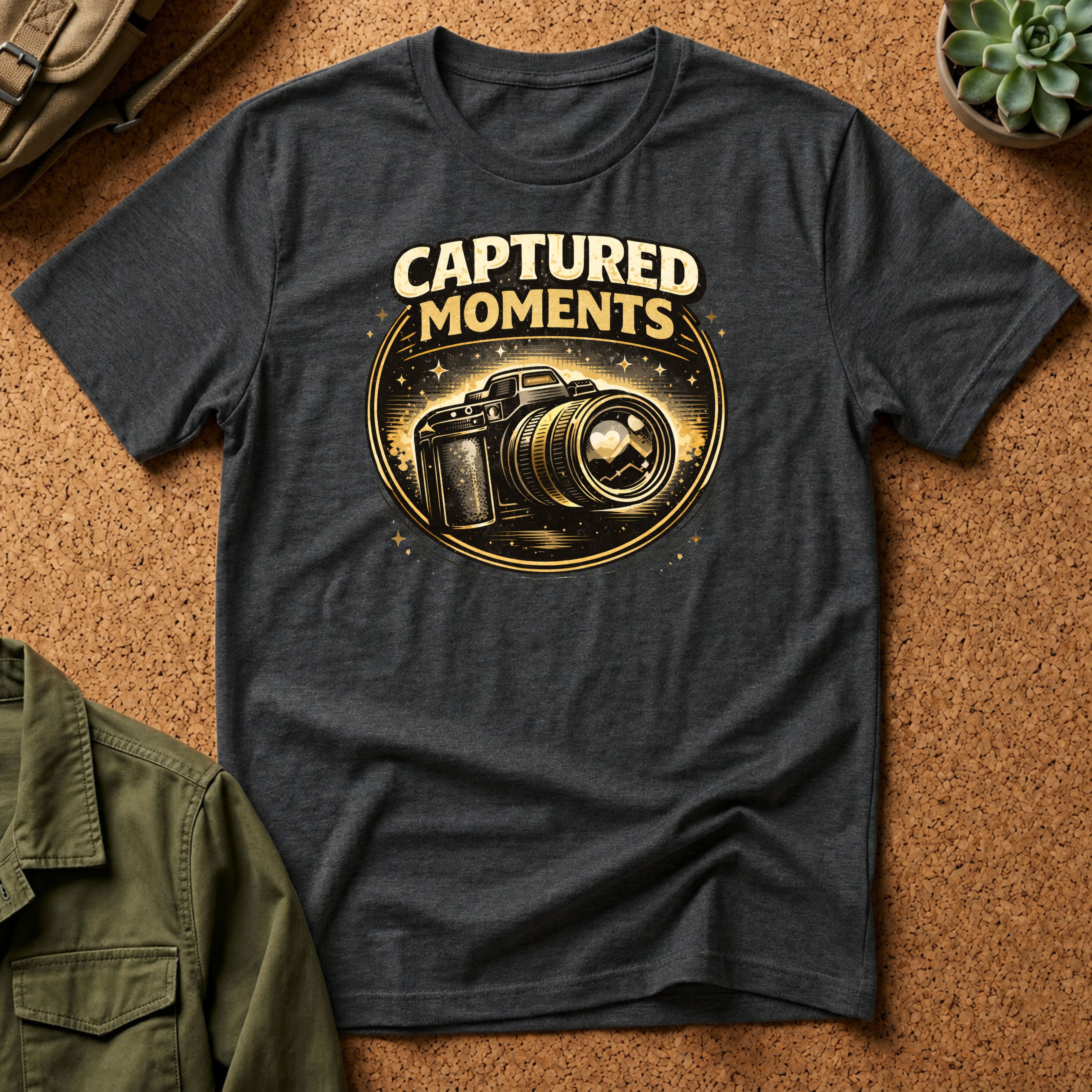 Captured Moments Star Design T-Shirt