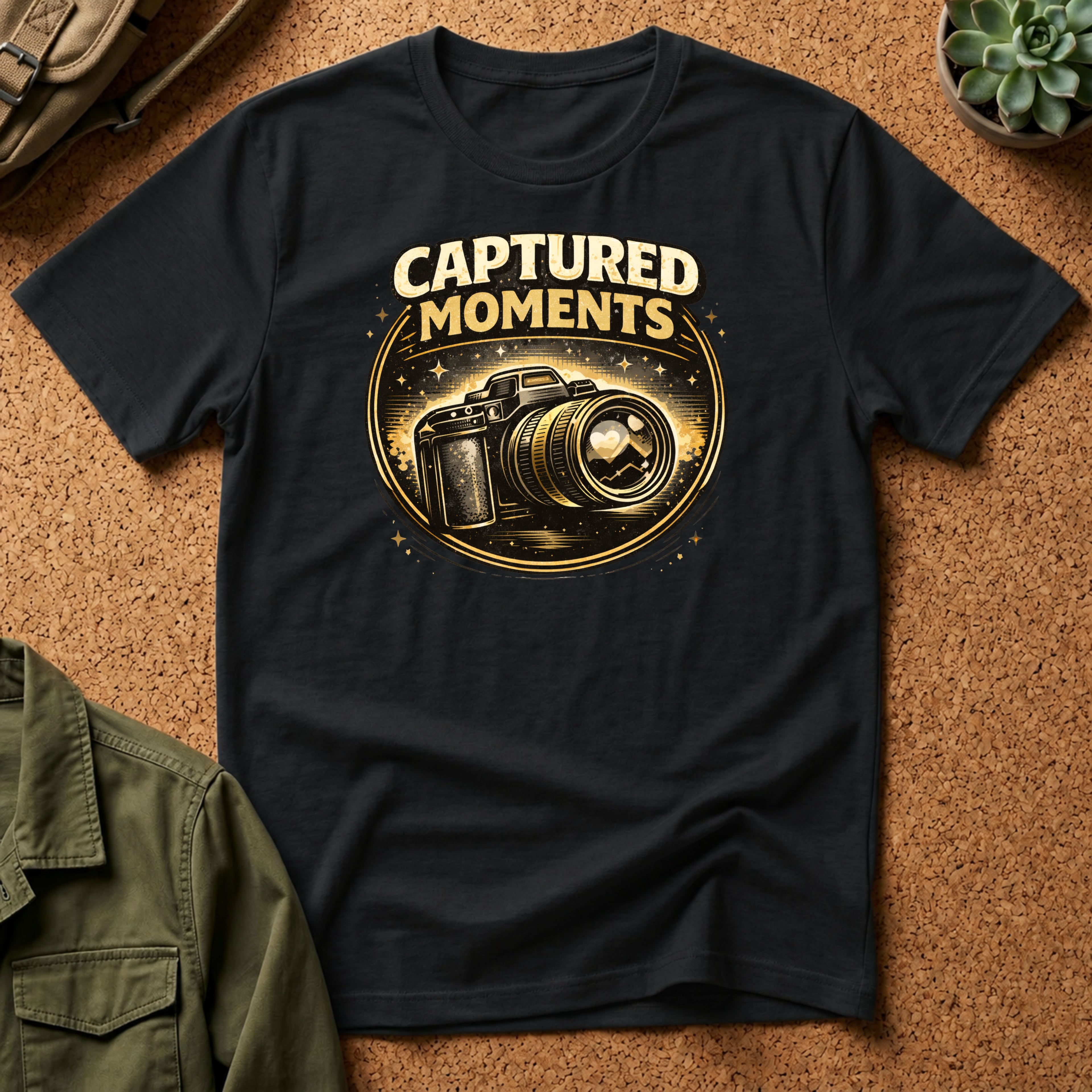 Captured Moments Star Design T-Shirt