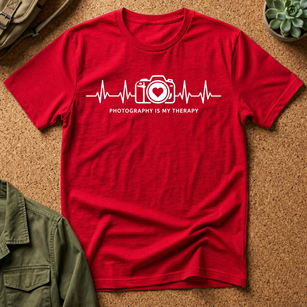 Photography Is My Therapy T-Shirt
