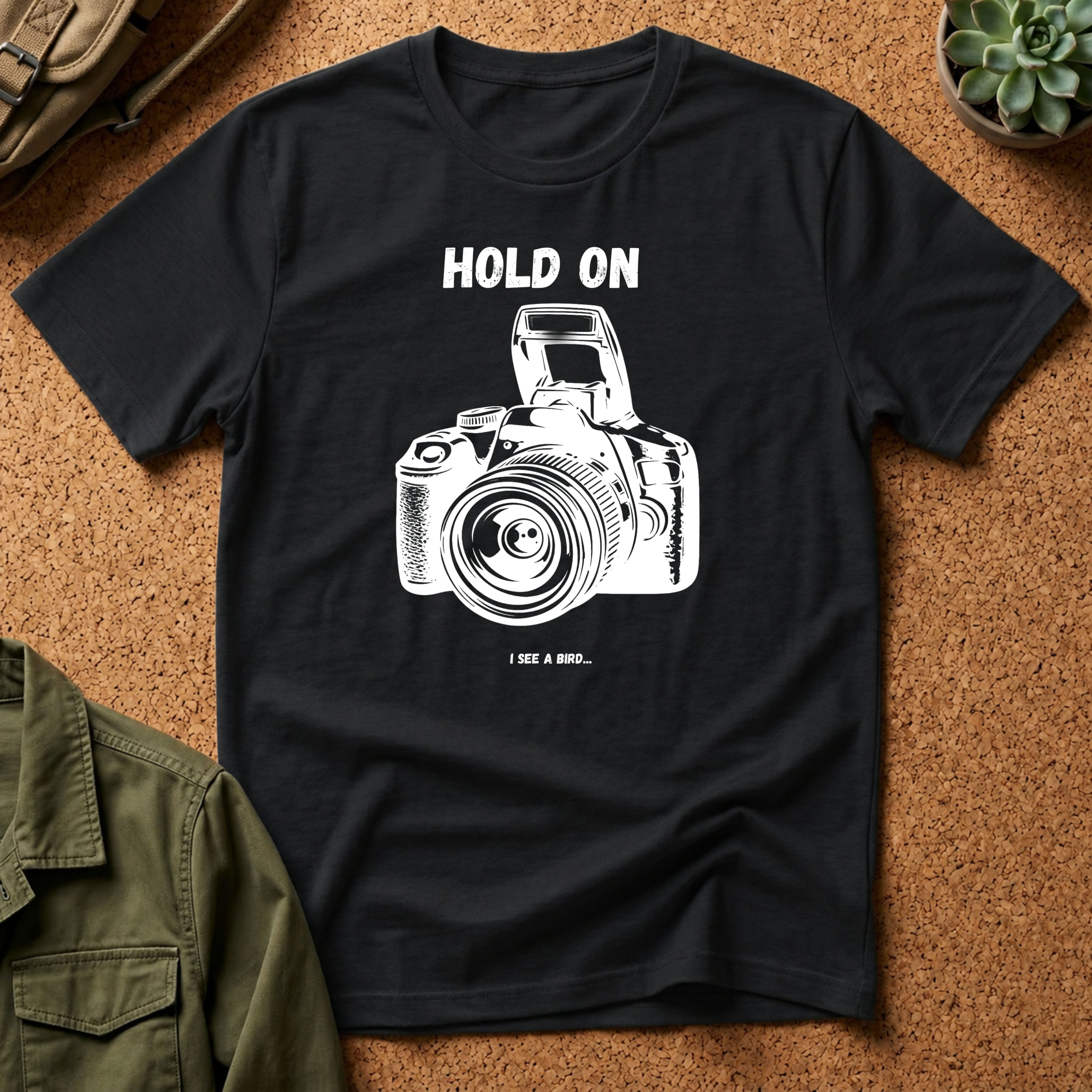 Hold On Camera I See A Bird T-Shirt