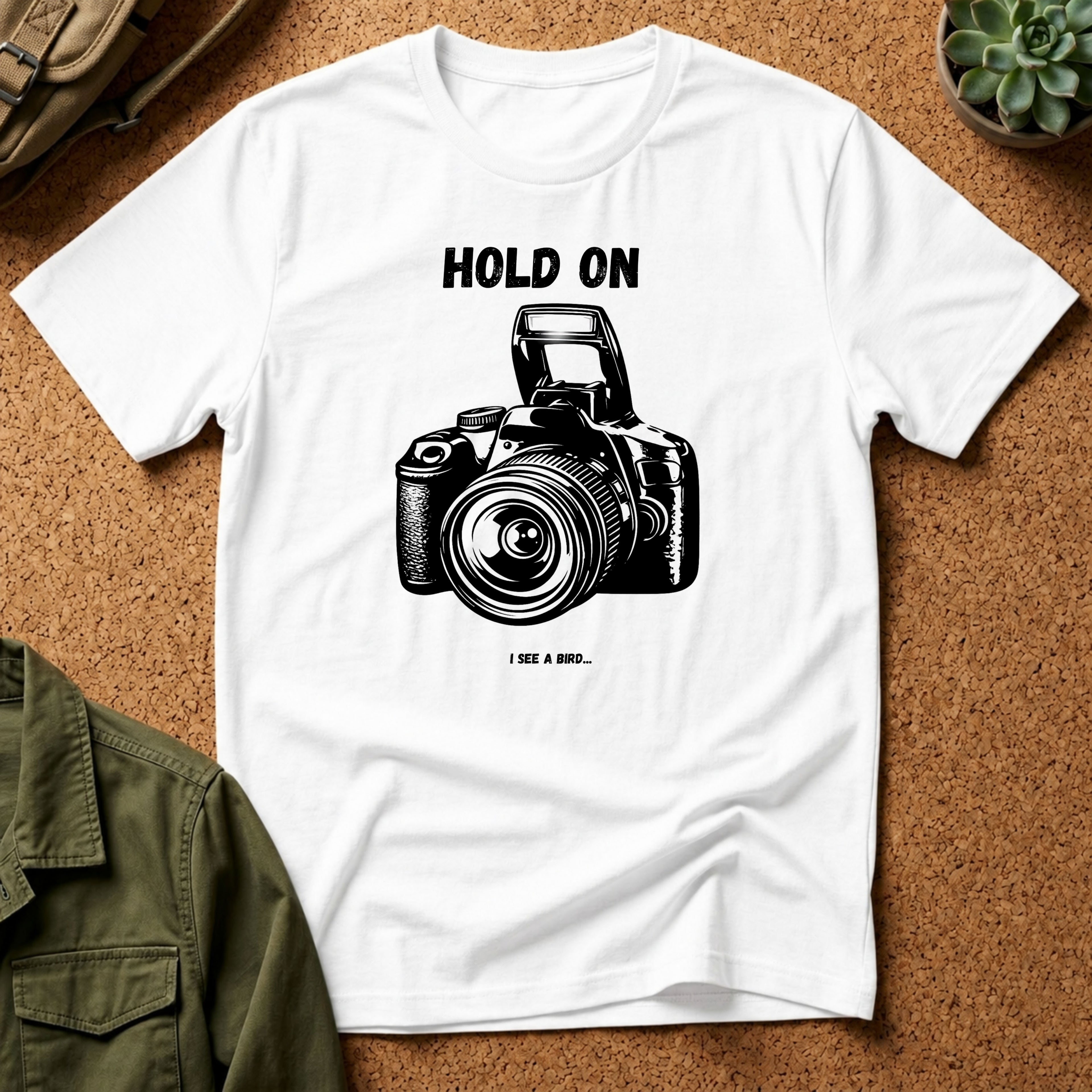 Hold On Camera I See A Bird T-Shirt
