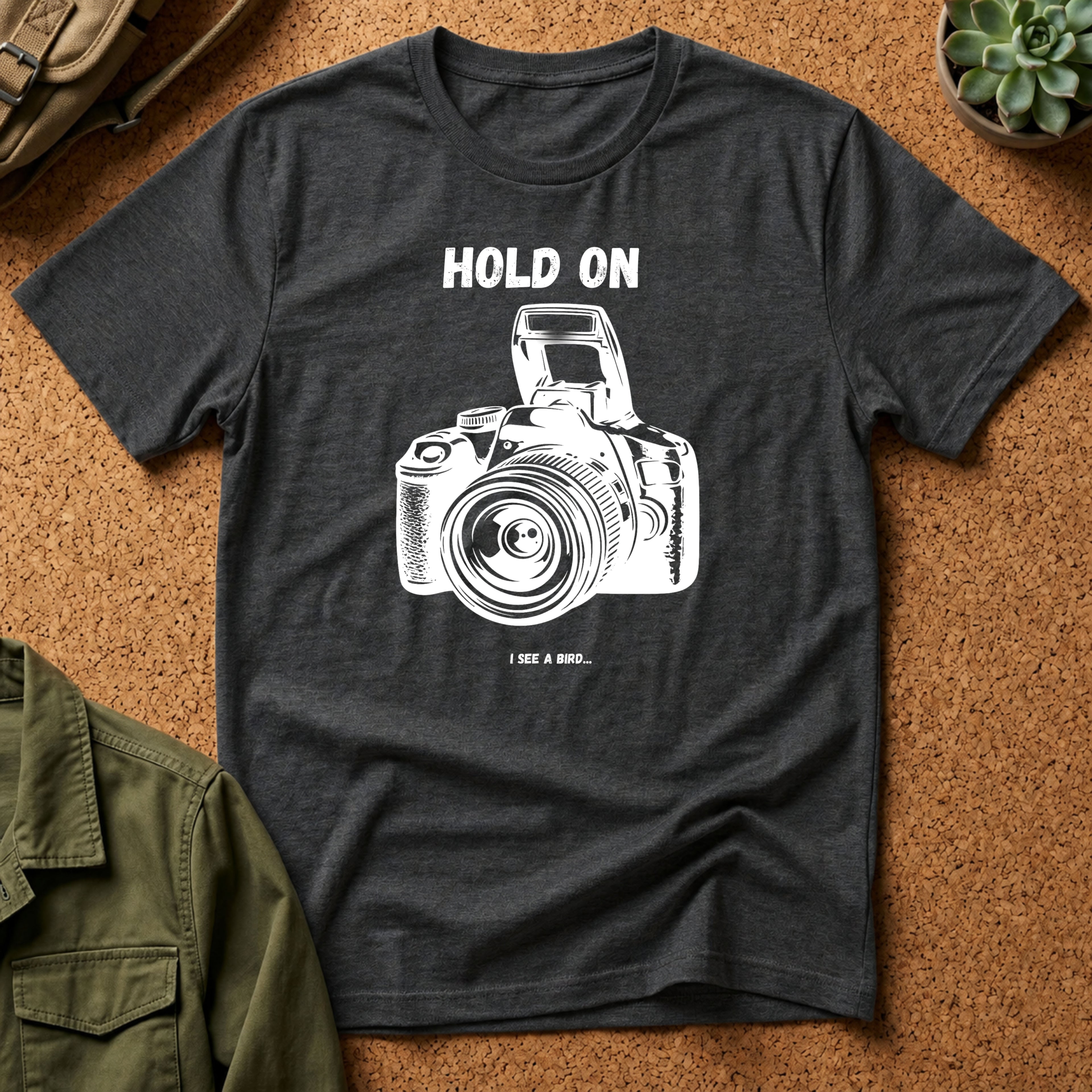 Hold On Camera I See A Bird T-Shirt