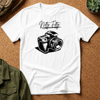 Vintage Camera T-Shirt — “Nifty Fifty” Photography Tee