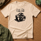 Vintage Camera T-Shirt — “Nifty Fifty” Photography Tee