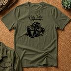 Vintage Camera T-Shirt — “Nifty Fifty” Photography Tee