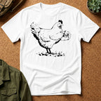 Photographer T-Shirt — Funny Chicken Camera Tee for Photographers & Farm Lovers