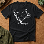 Photographer T-Shirt — Funny Chicken Camera Tee for Photographers & Farm Lovers