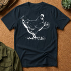 Photographer T-Shirt — Funny Chicken Camera Tee for Photographers & Farm Lovers