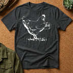 Photographer T-Shirt — Funny Chicken Camera Tee for Photographers & Farm Lovers