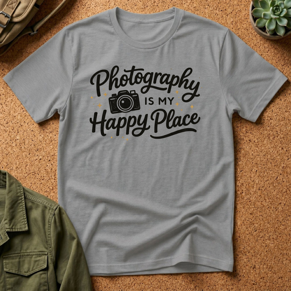 Photography Is My Happy Place T-Shirt