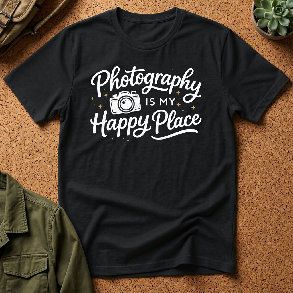 Photography Is My Happy Place T-Shirt