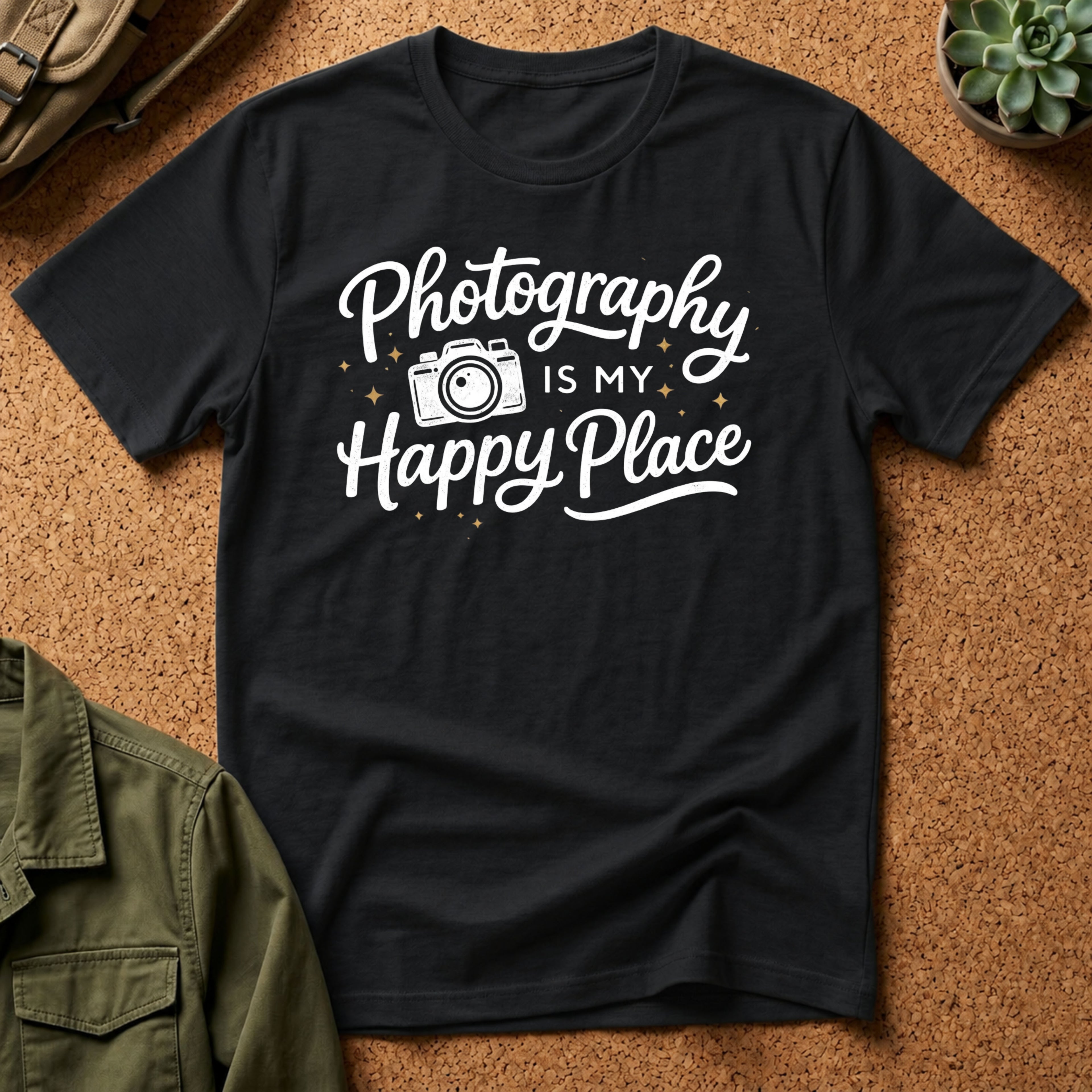 Photography Is My Happy Place T-Shirt