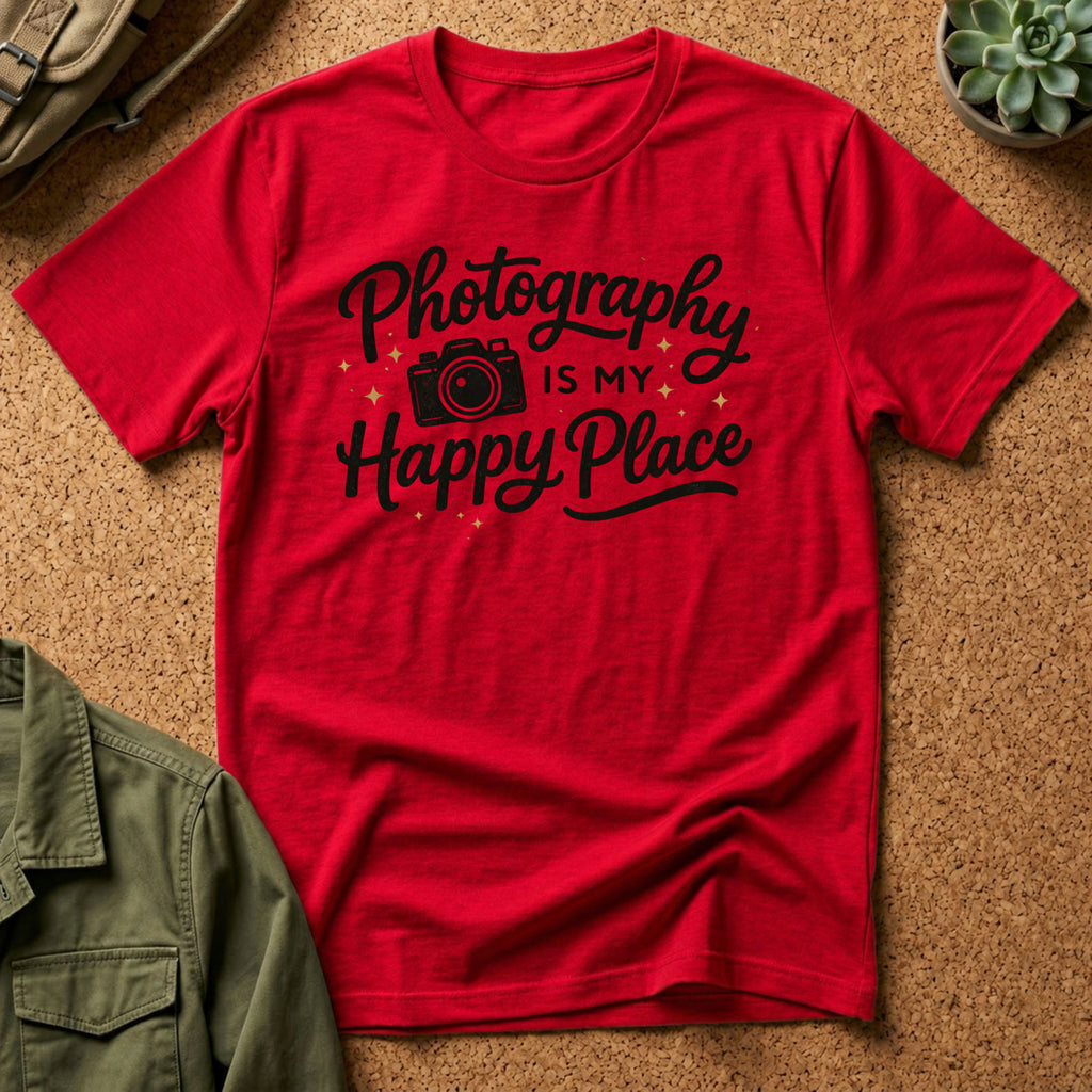 Photography Is My Happy Place T-Shirt