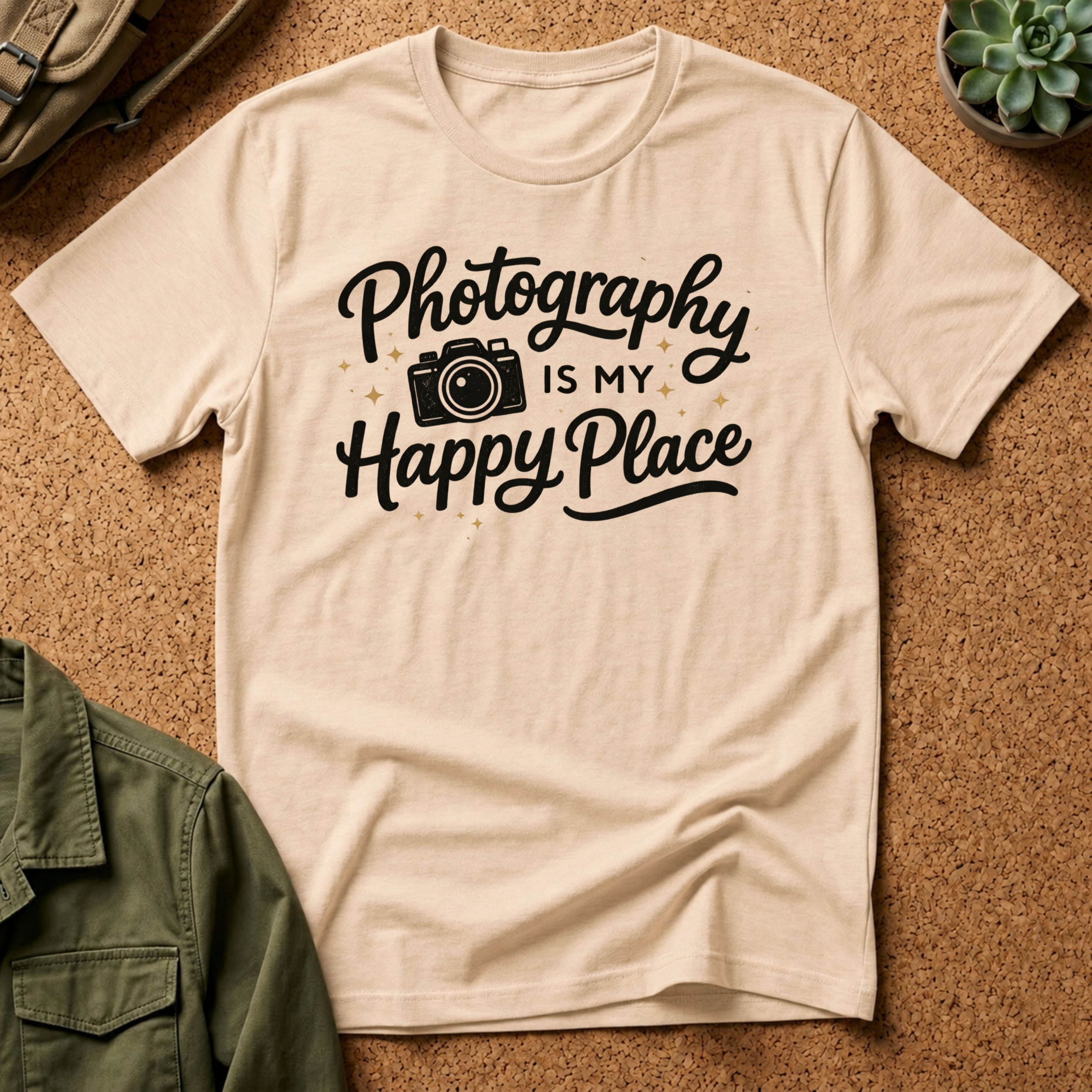 Photography Is My Happy Place T-Shirt