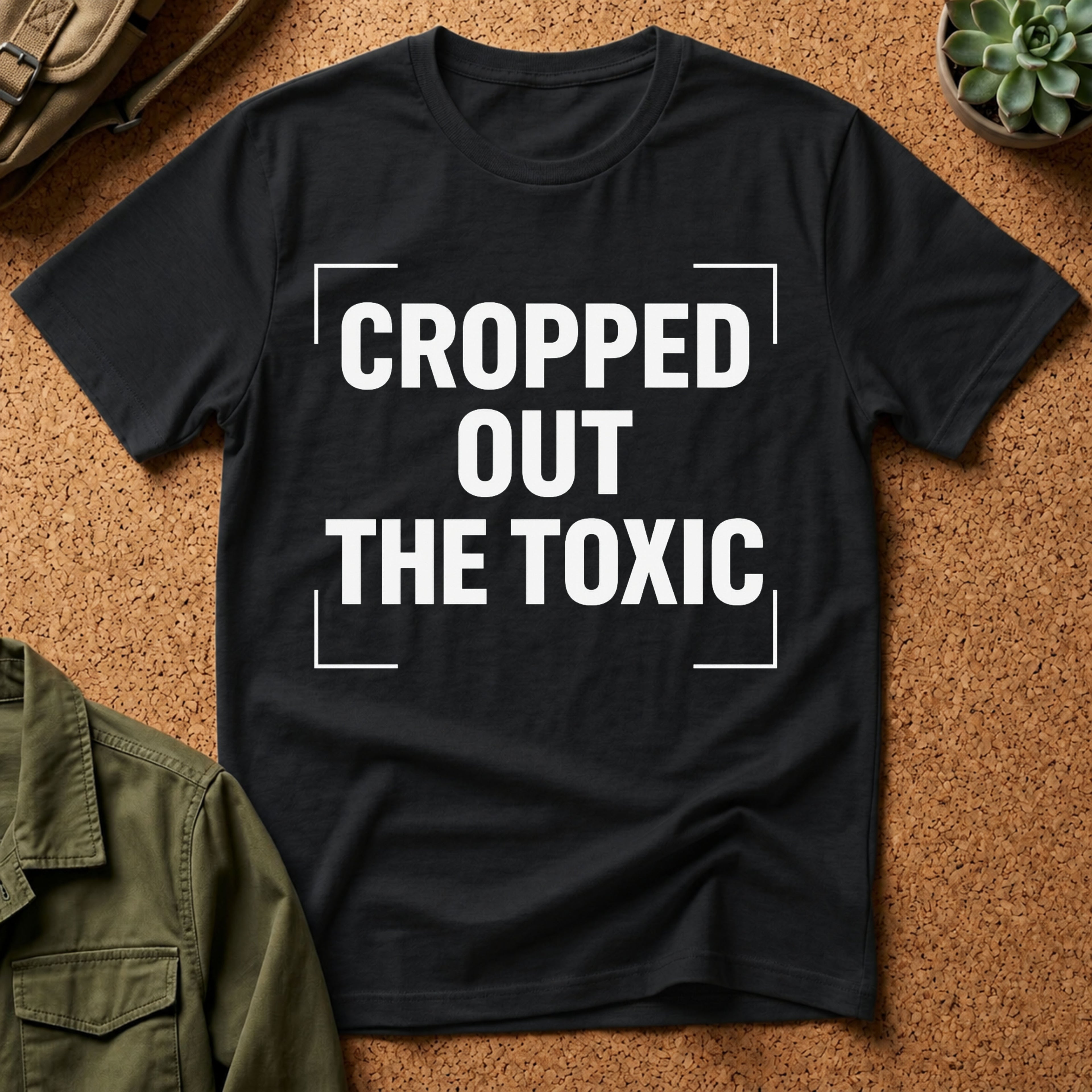 Cropped Out The Toxic T-Shirt
