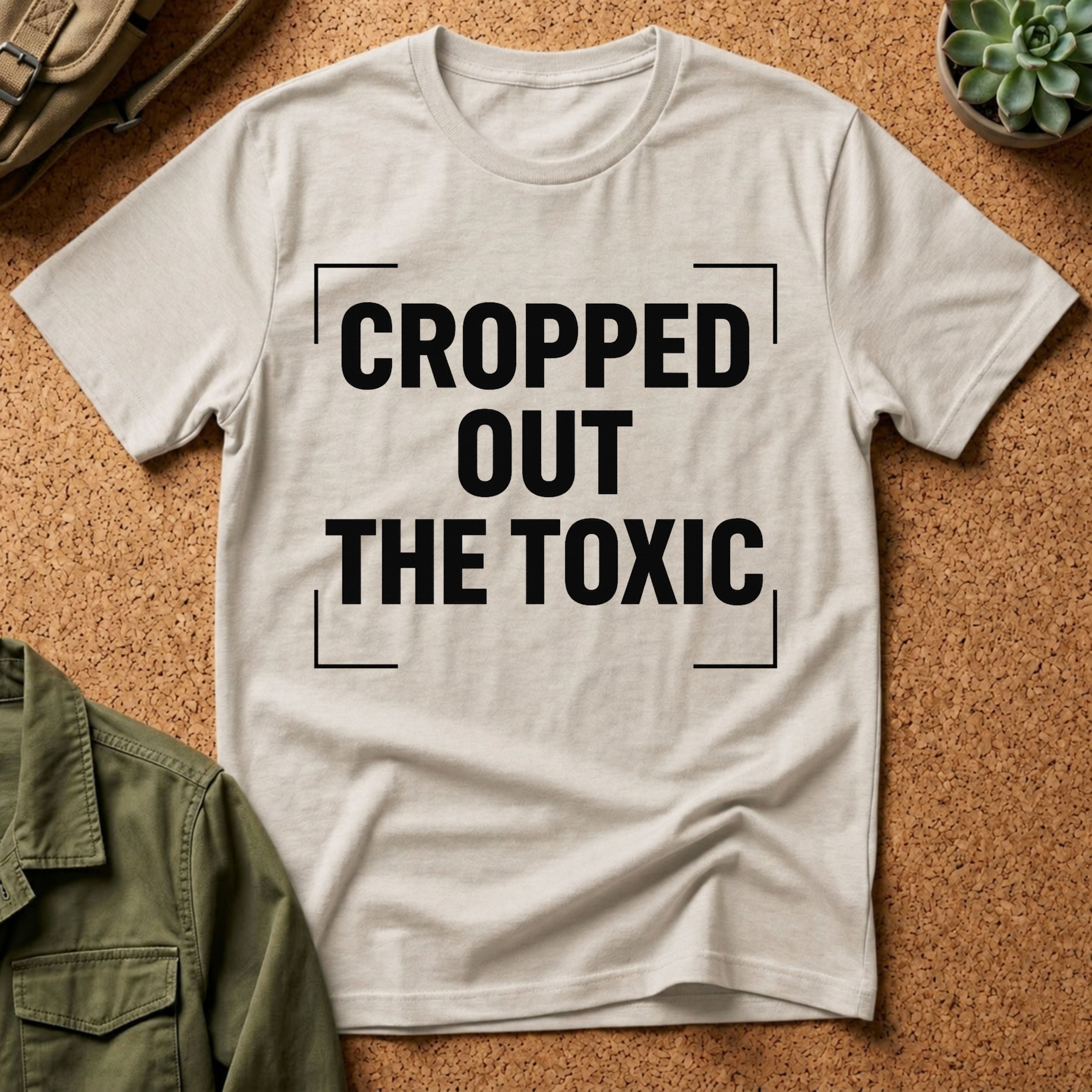 Cropped Out The Toxic T-Shirt