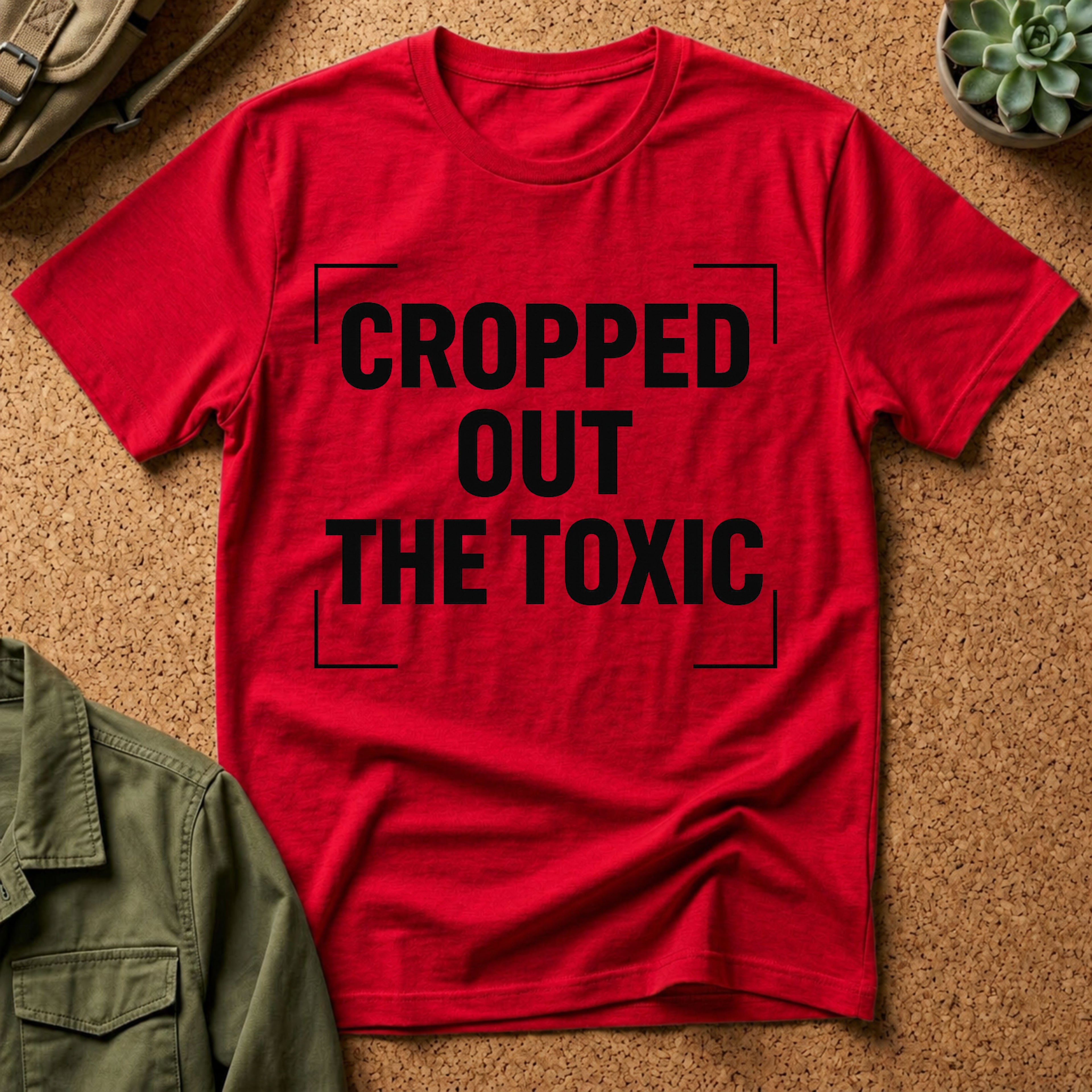 Cropped Out The Toxic T-Shirt