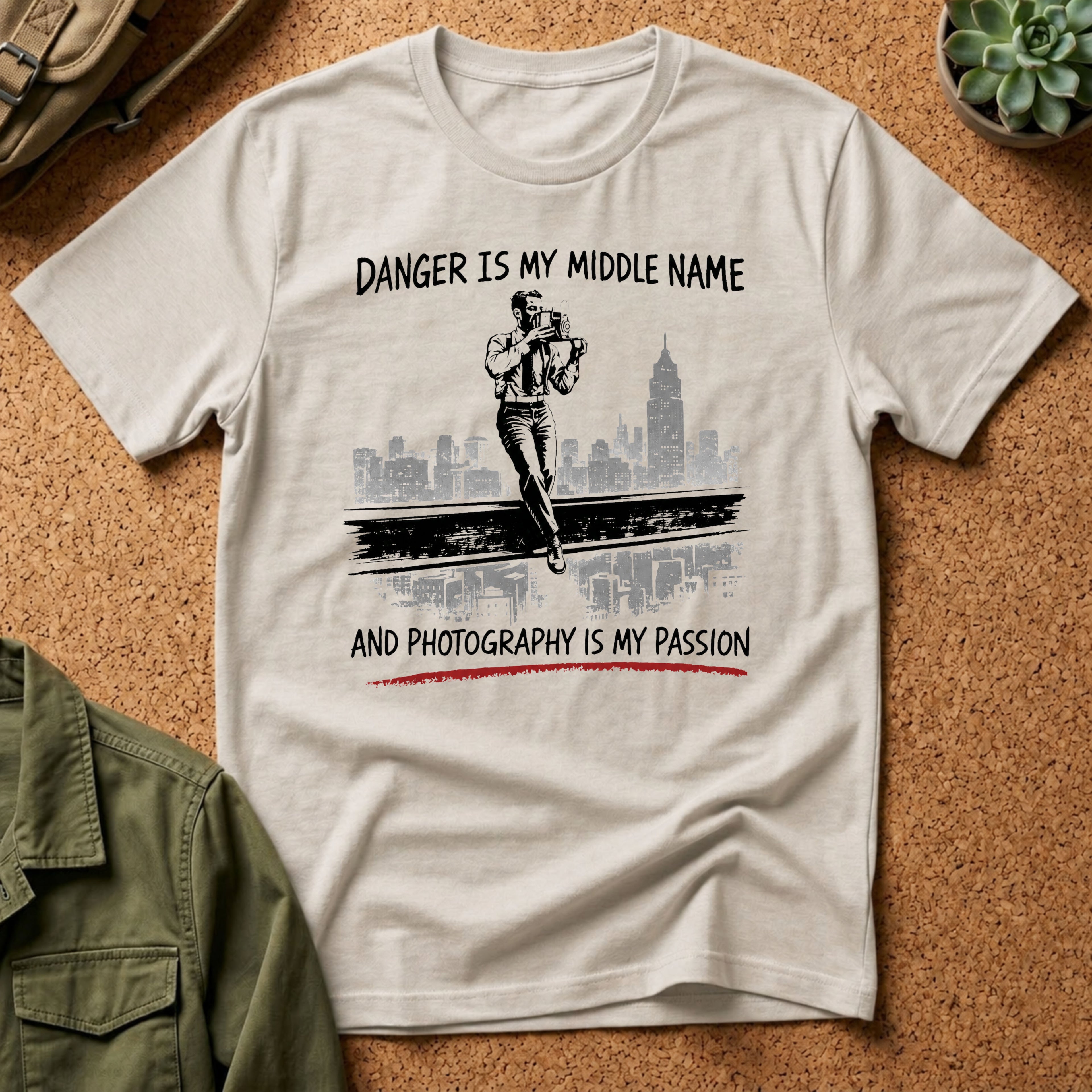 Danger Is My Middle Name and Photography Is My Passion T-Shirt