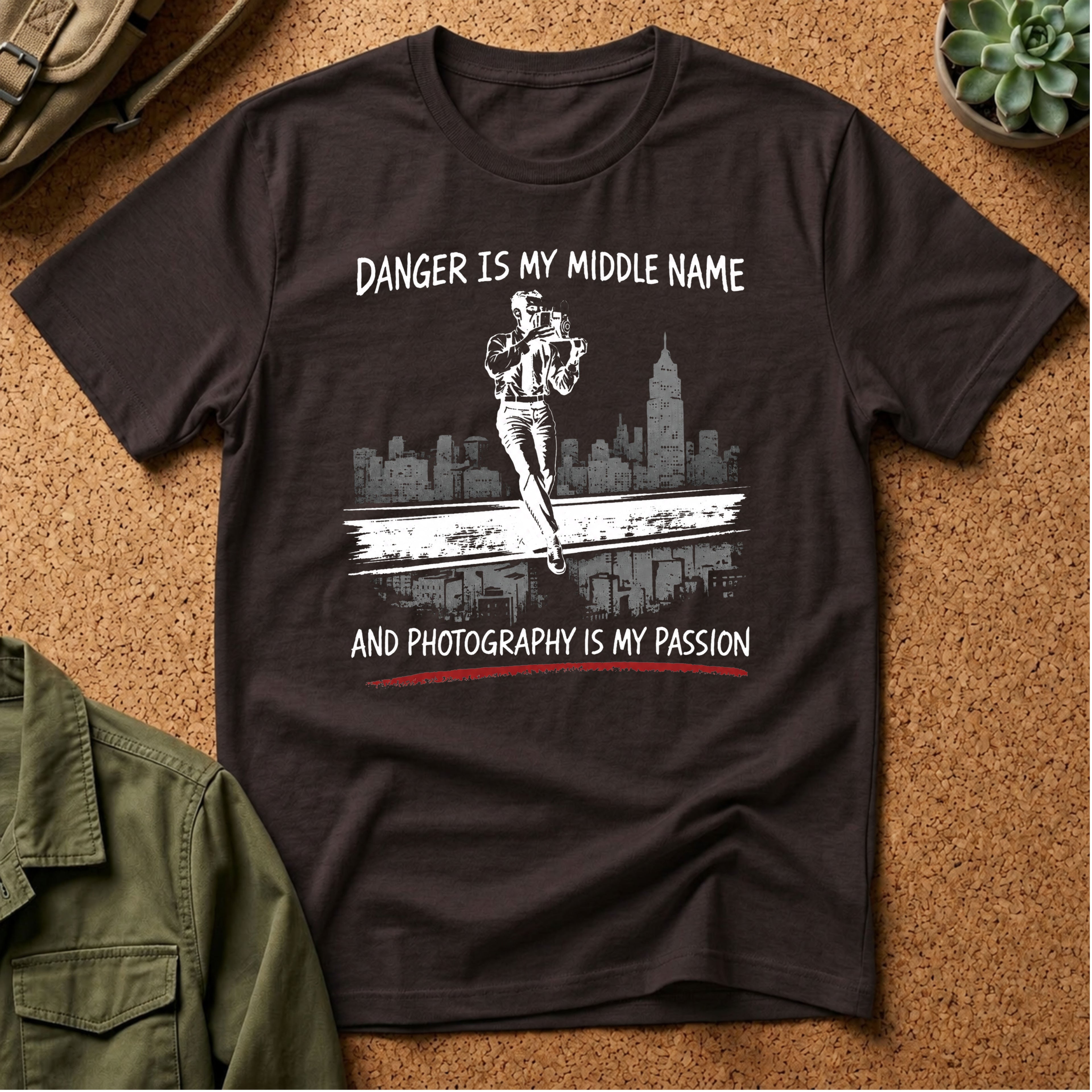 Danger Is My Middle Name and Photography Is My Passion T-Shirt