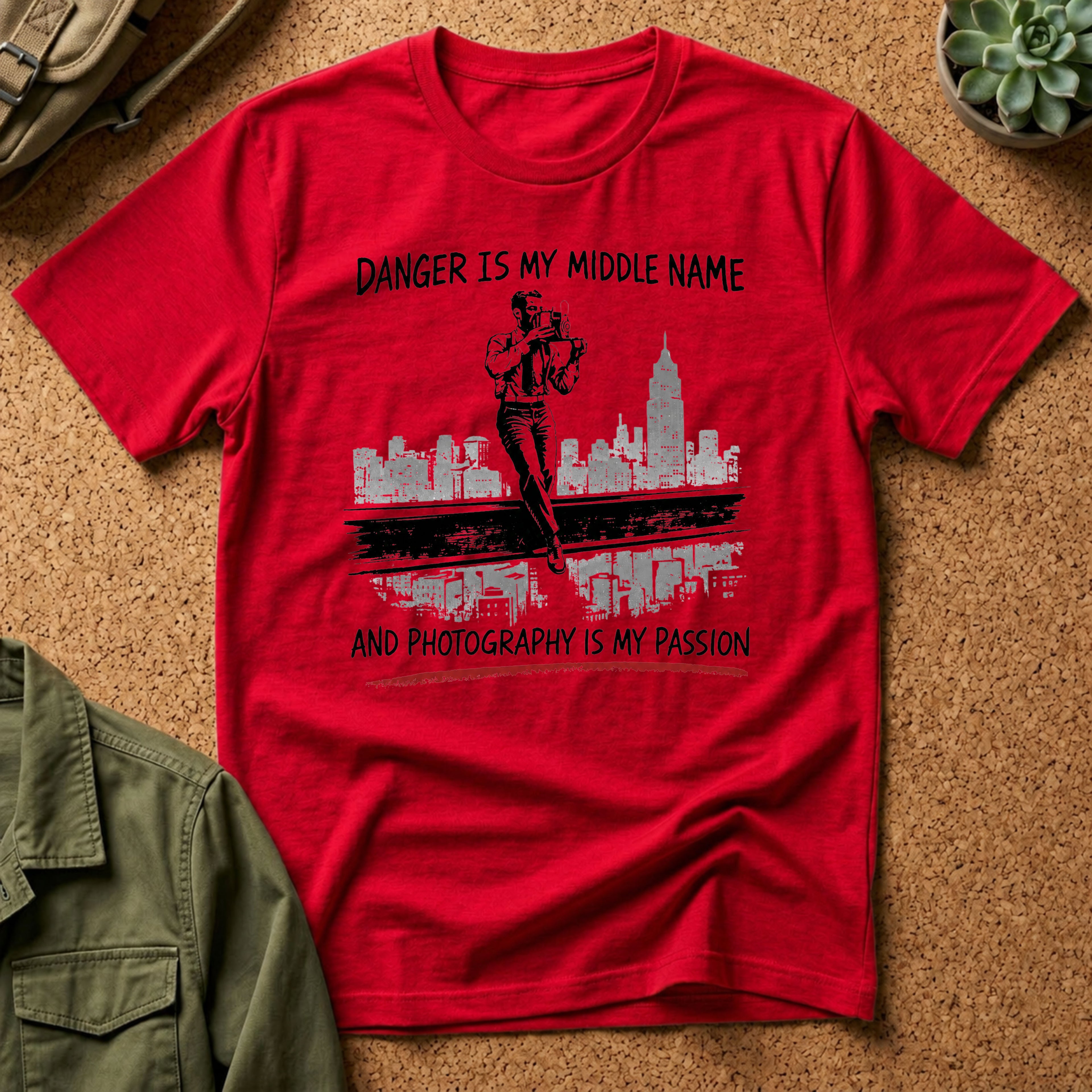 Danger Is My Middle Name and Photography Is My Passion T-Shirt