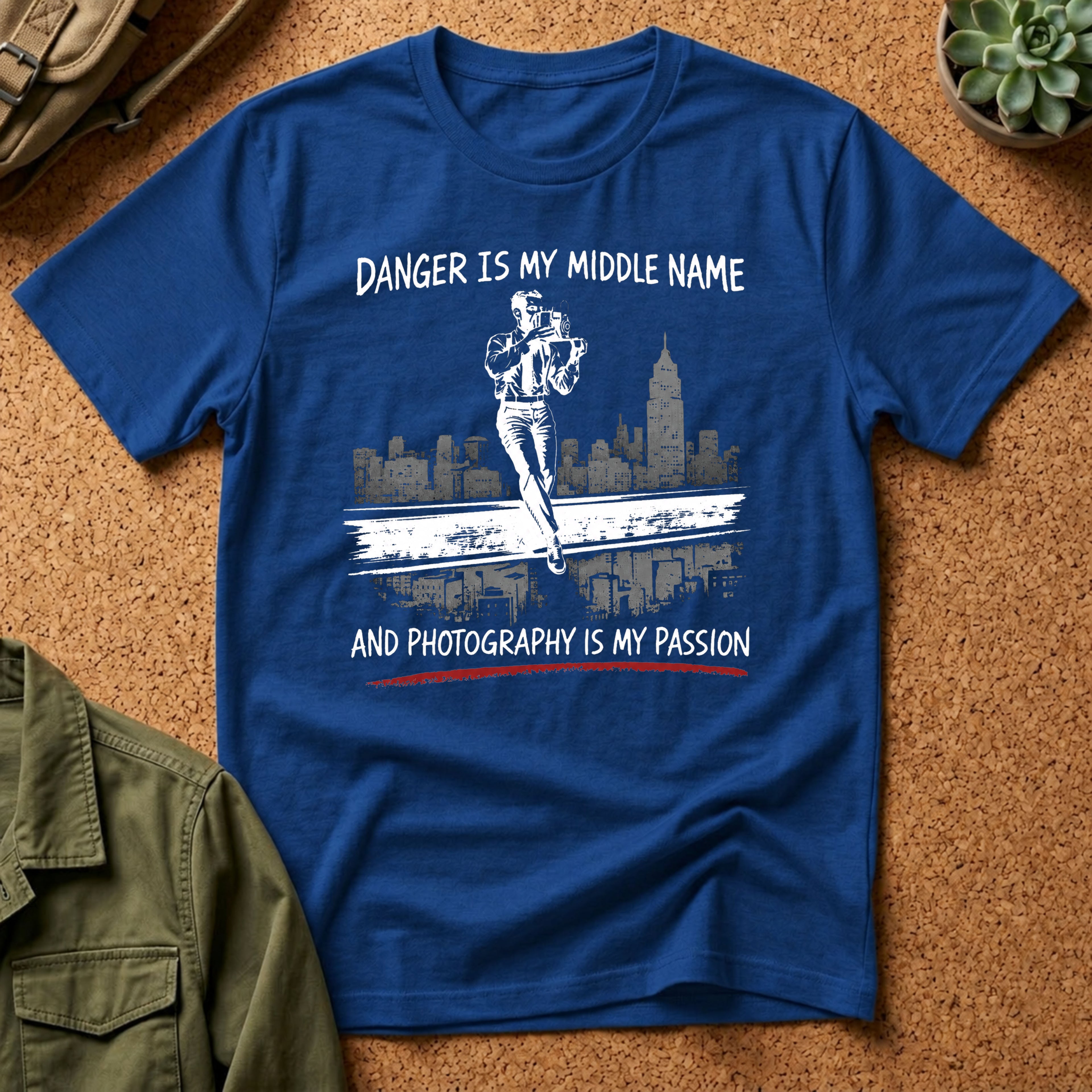 Danger Is My Middle Name and Photography Is My Passion T-Shirt