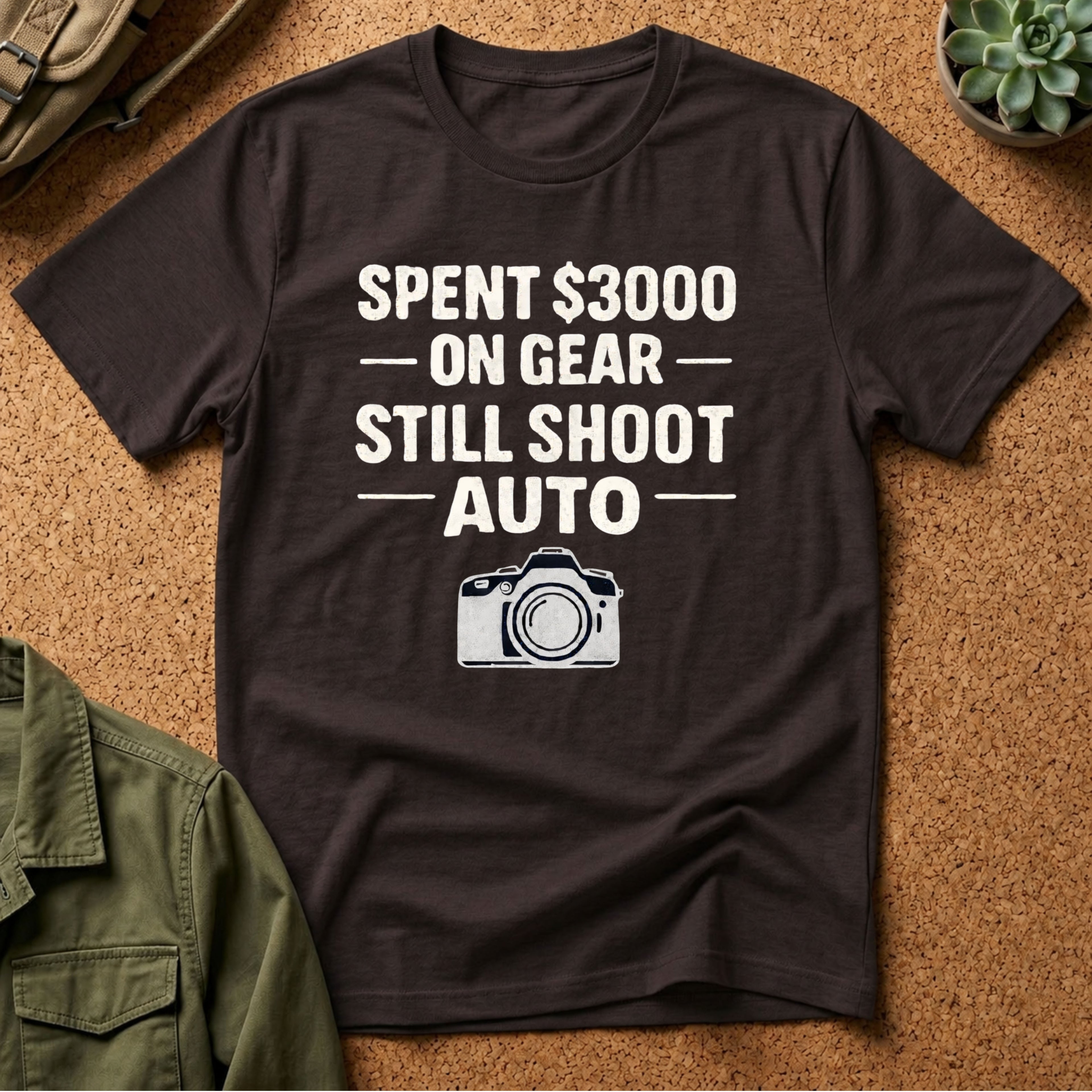 Spent 3000 on Gear Still Shoot Auto T-Shirt