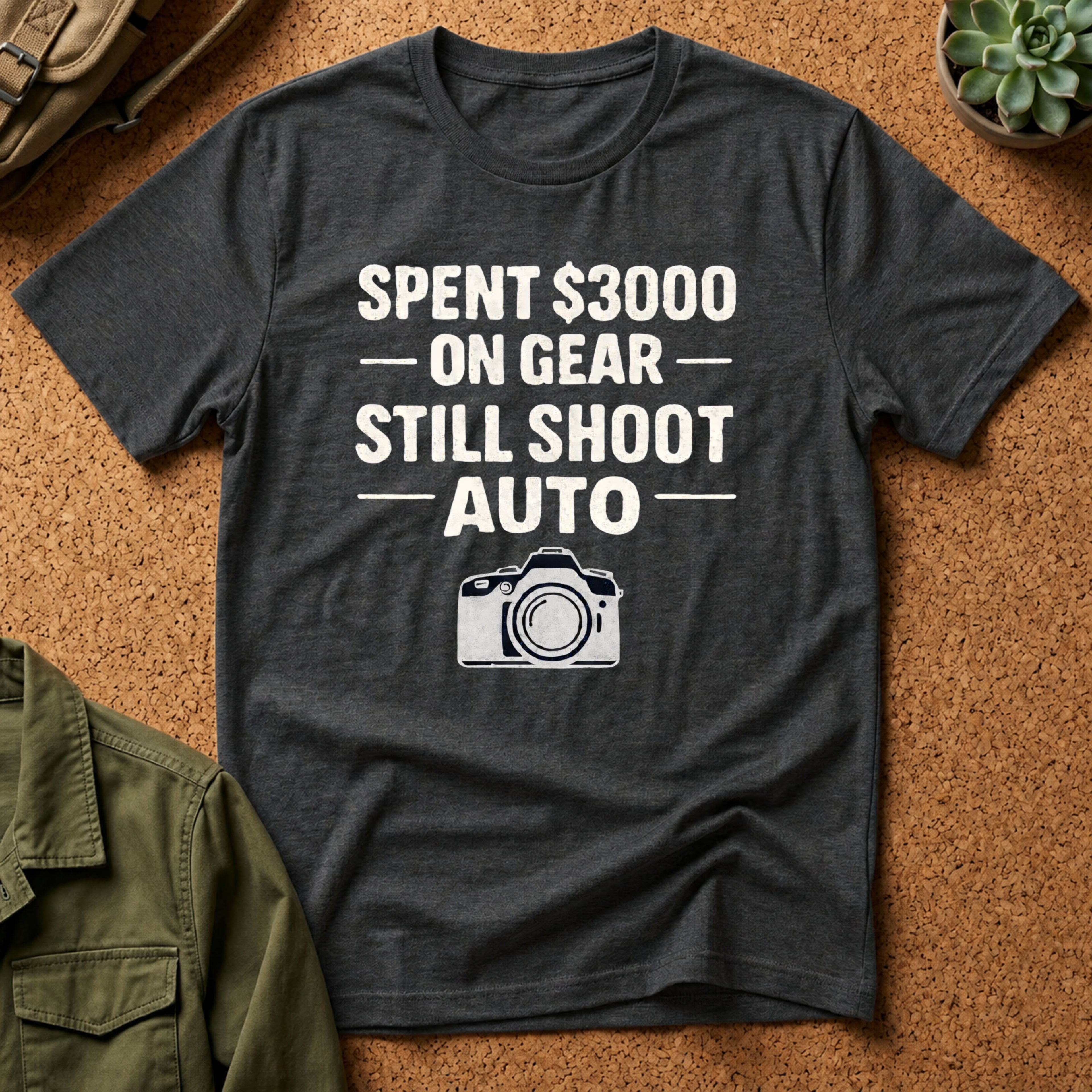 Spent 3000 on Gear Still Shoot Auto T-Shirt
