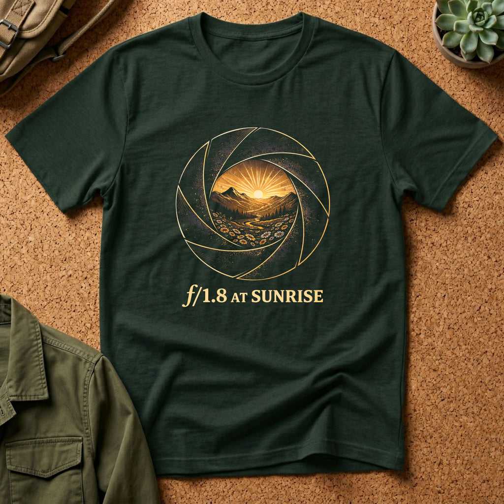 F/1.8 At Sunrise T-Shirt