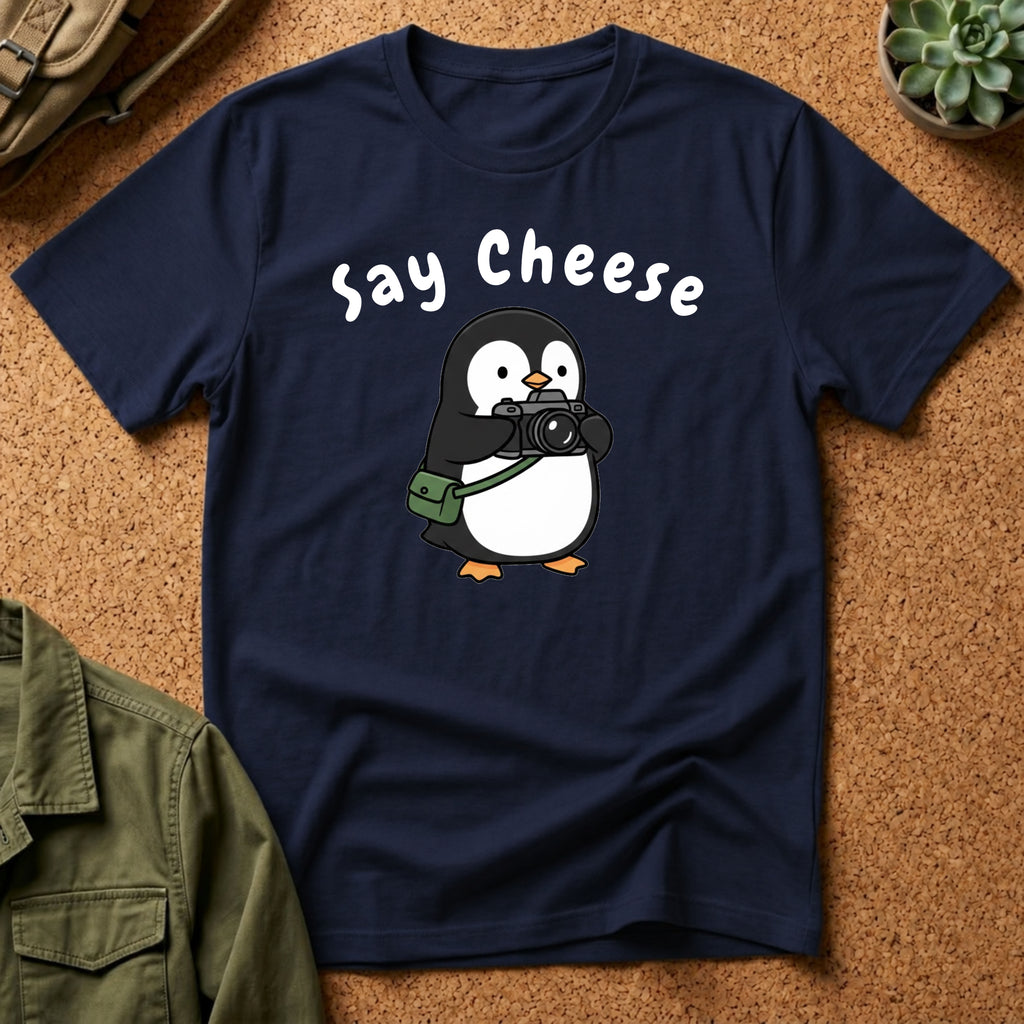 Say Cheese Penguin T-Shirt