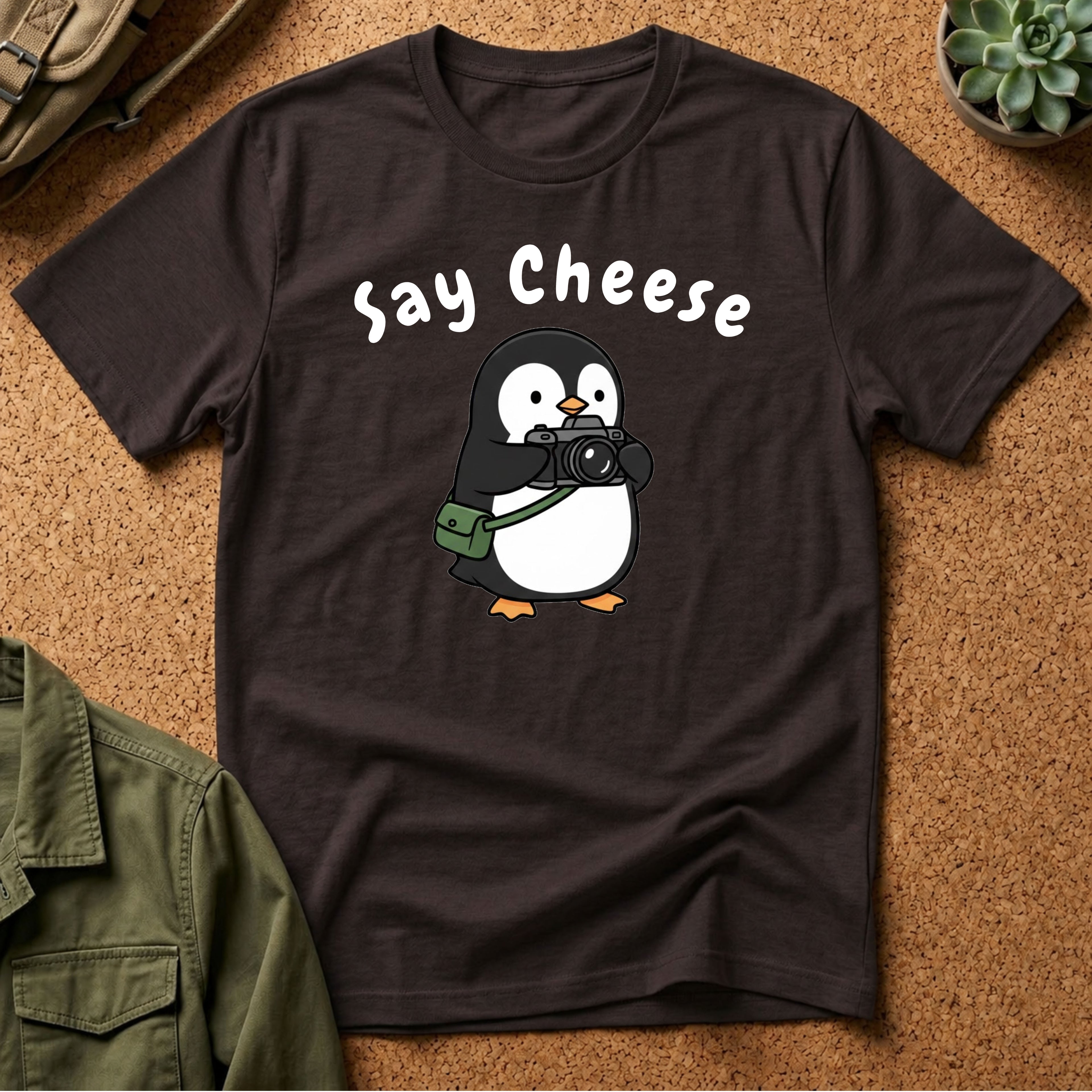 Say Cheese Penguin T-Shirt