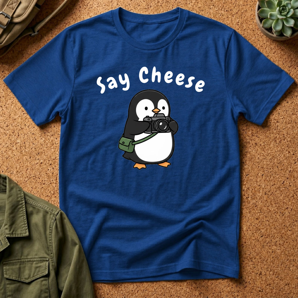 Say Cheese Penguin T-Shirt