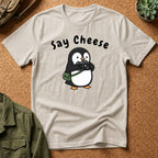 Say Cheese Penguin T-Shirt