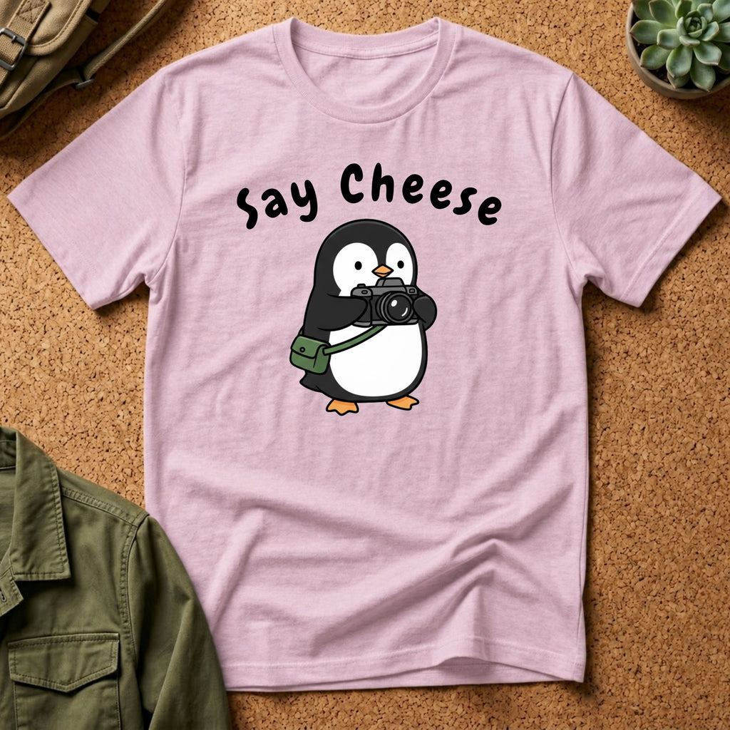 Say Cheese Penguin T-Shirt
