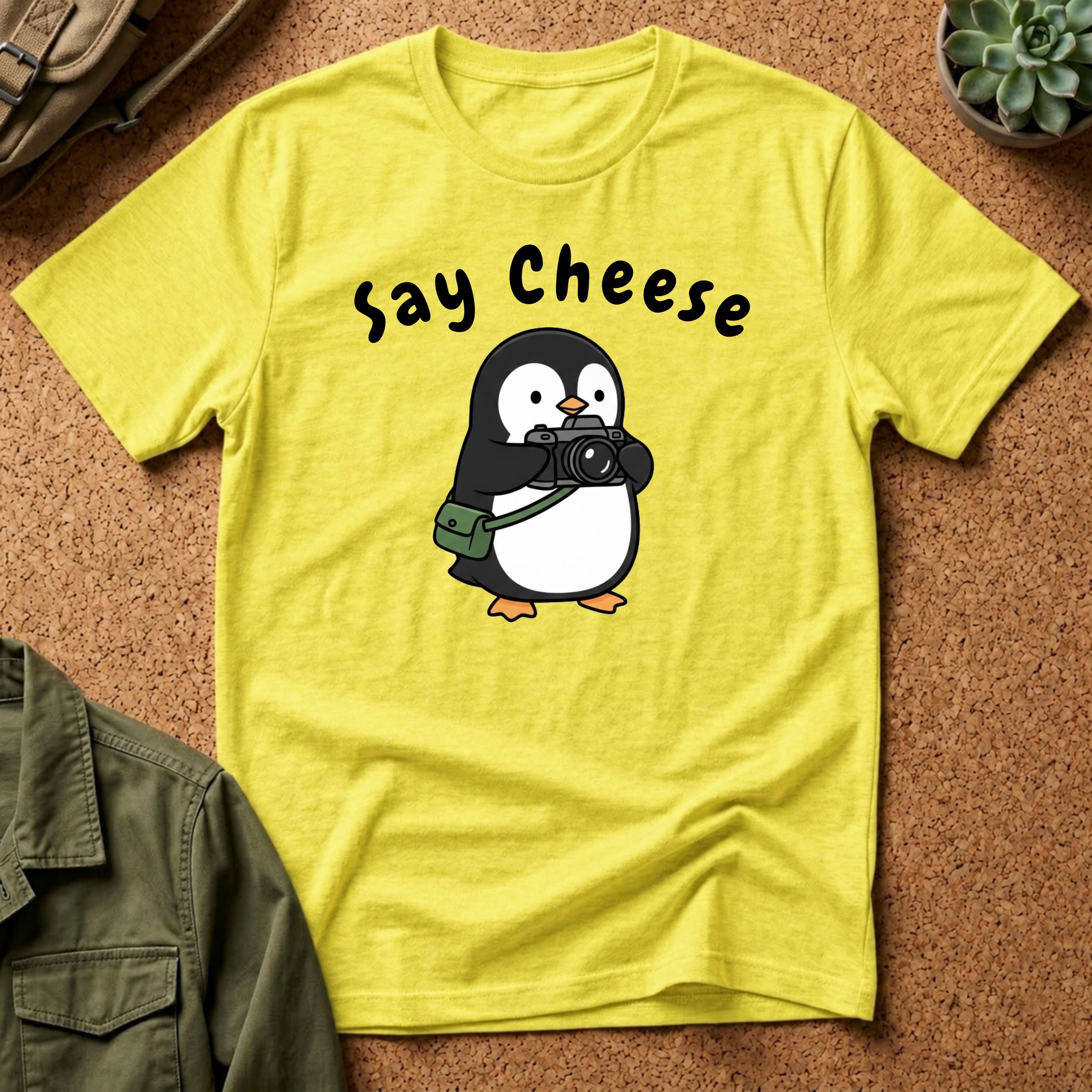 Say Cheese Penguin T-Shirt