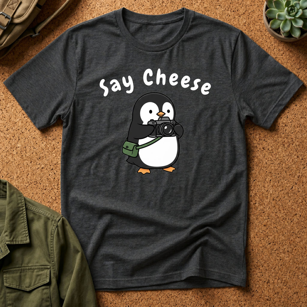 Say Cheese Penguin T-Shirt