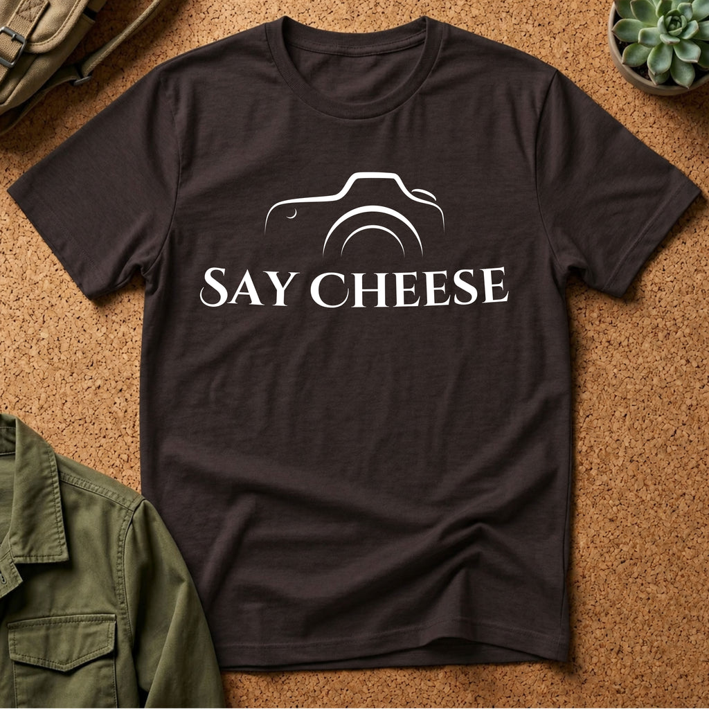 Say Cheese Camera T-Shirt