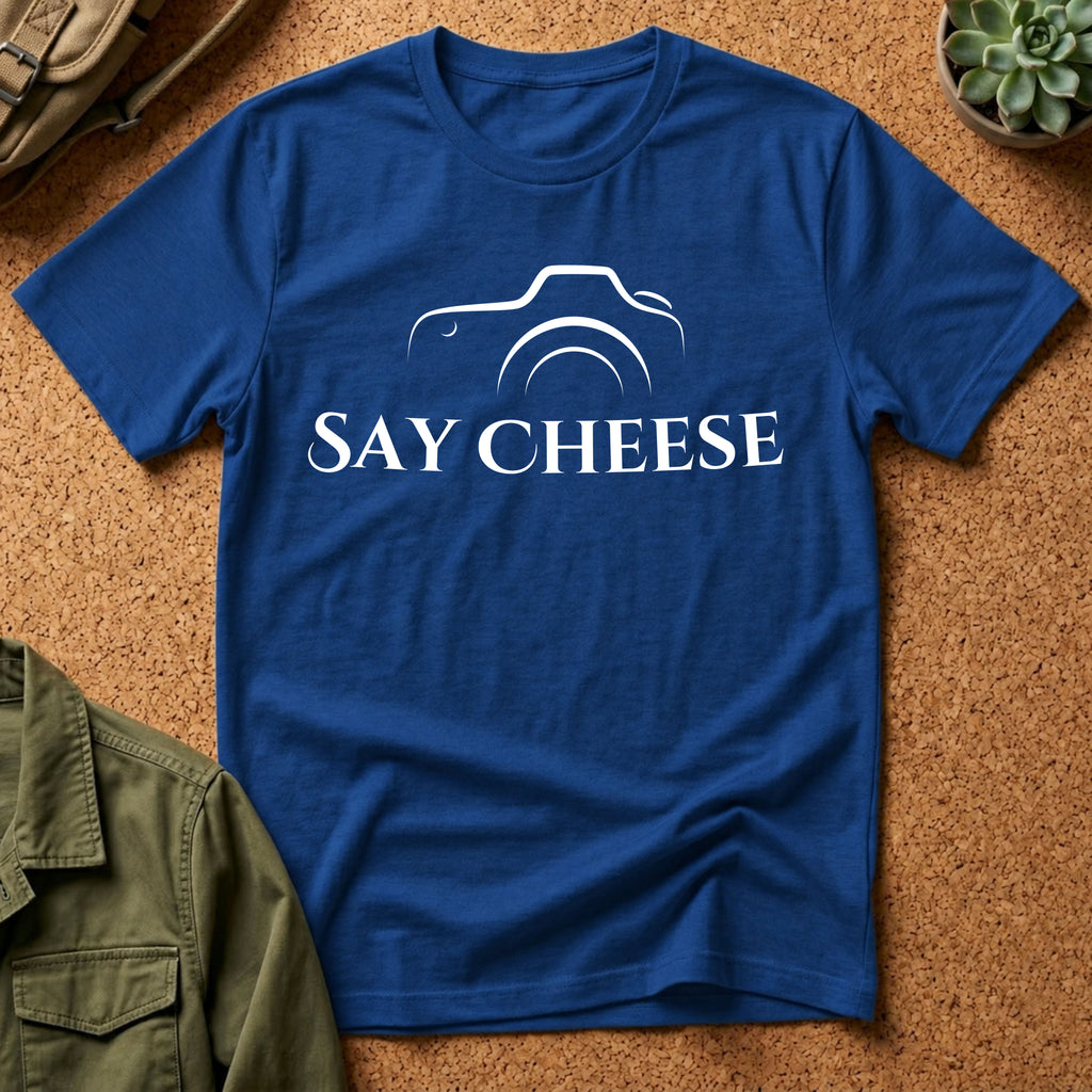 Say Cheese Camera T-Shirt
