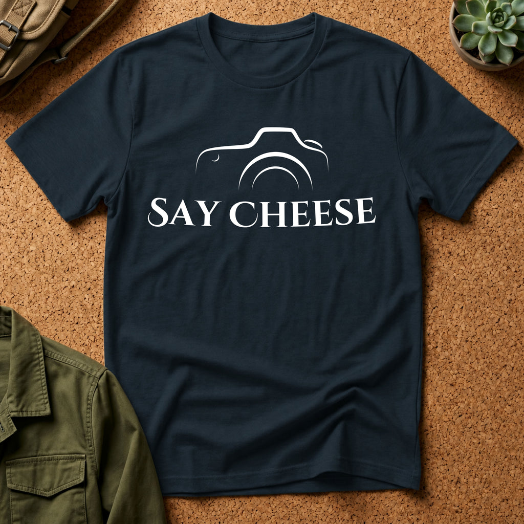 Say Cheese Camera T-Shirt