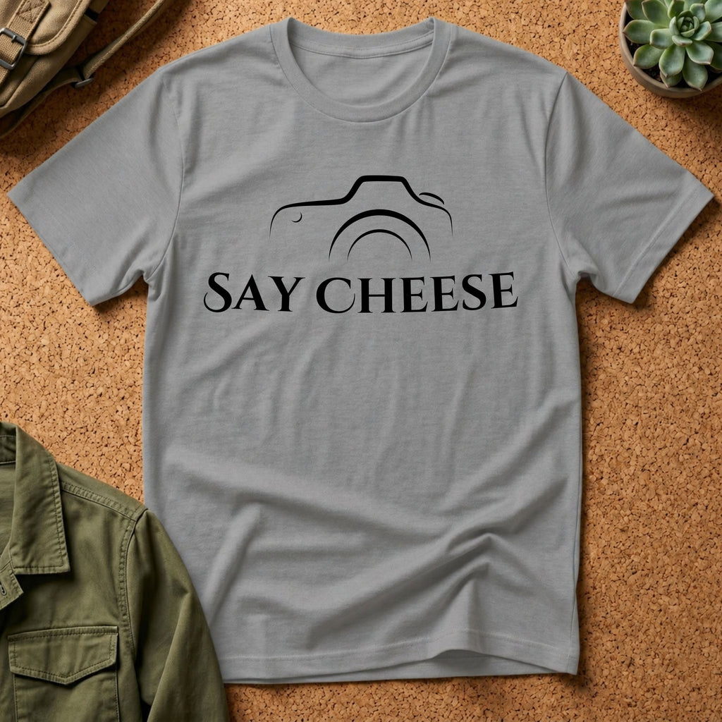 Say Cheese Camera T-Shirt