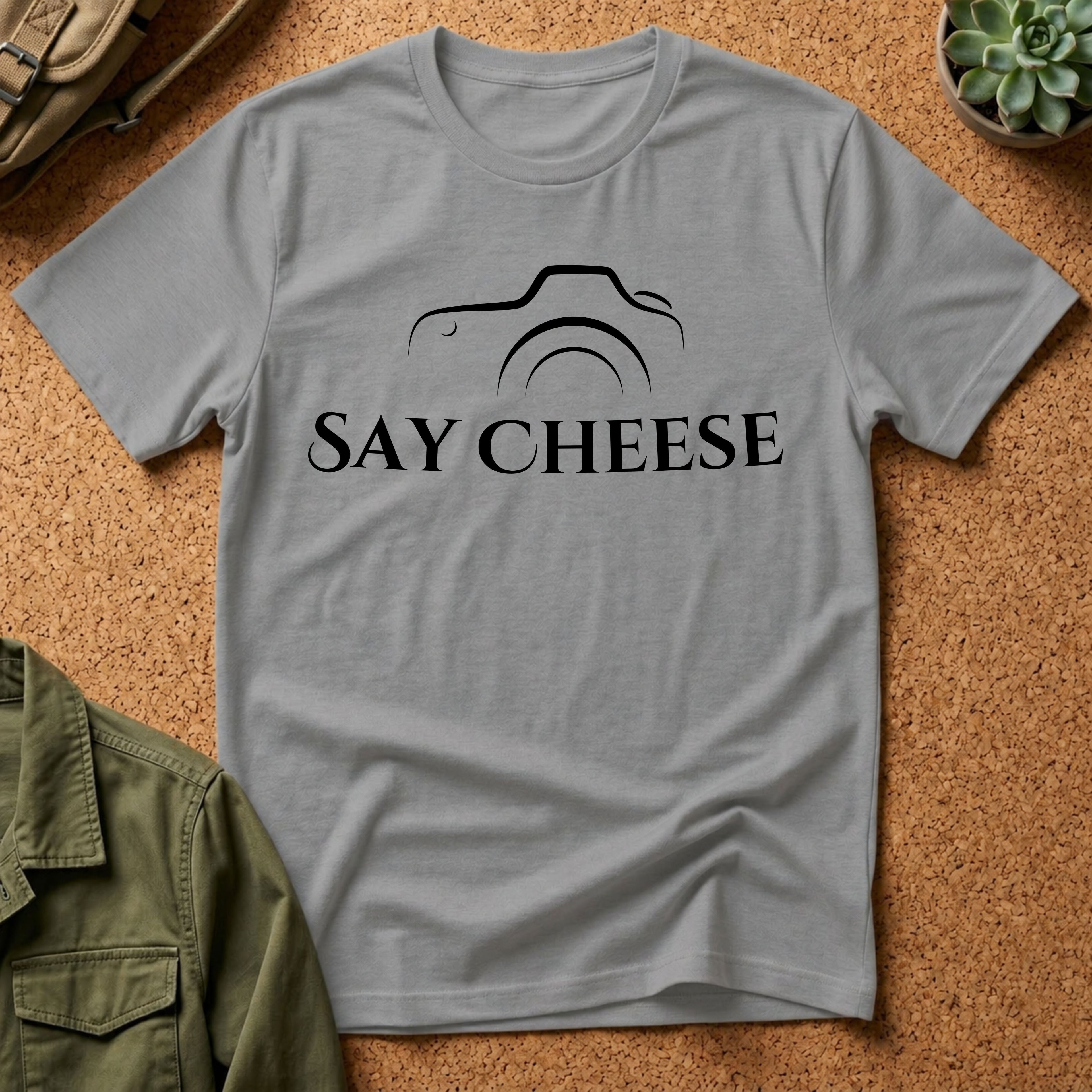 Say Cheese Camera T-Shirt