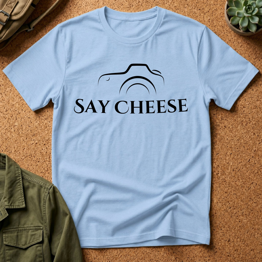 Say Cheese Camera T-Shirt