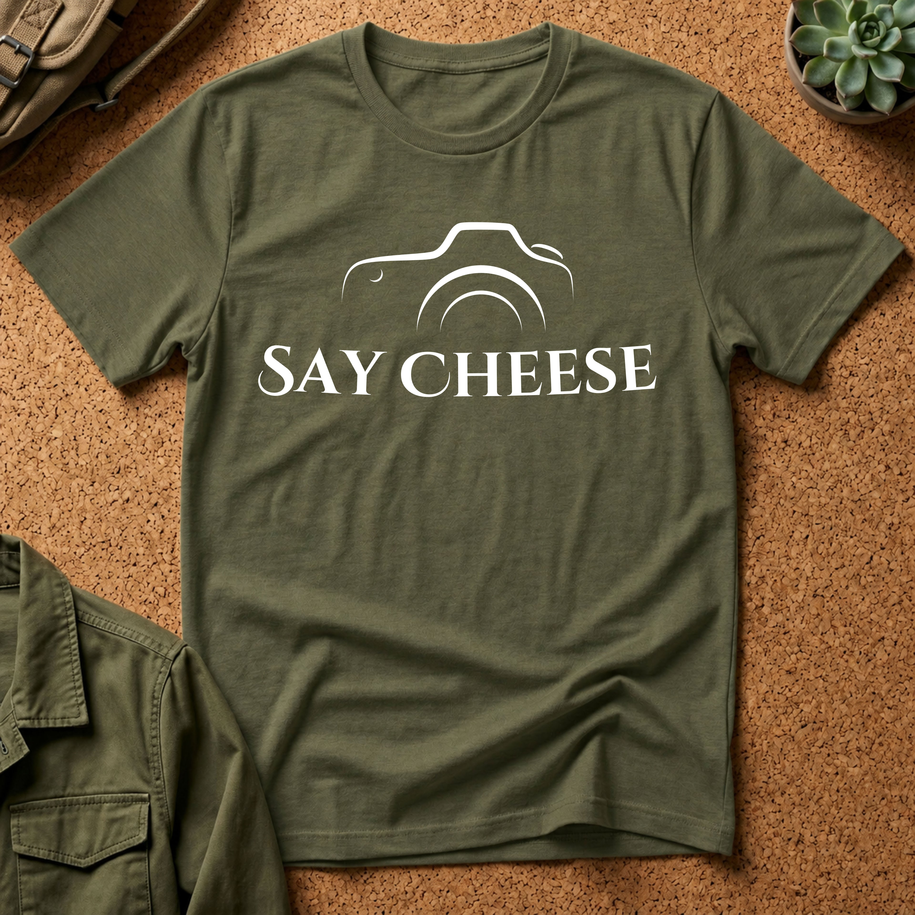 Say Cheese Camera T-Shirt