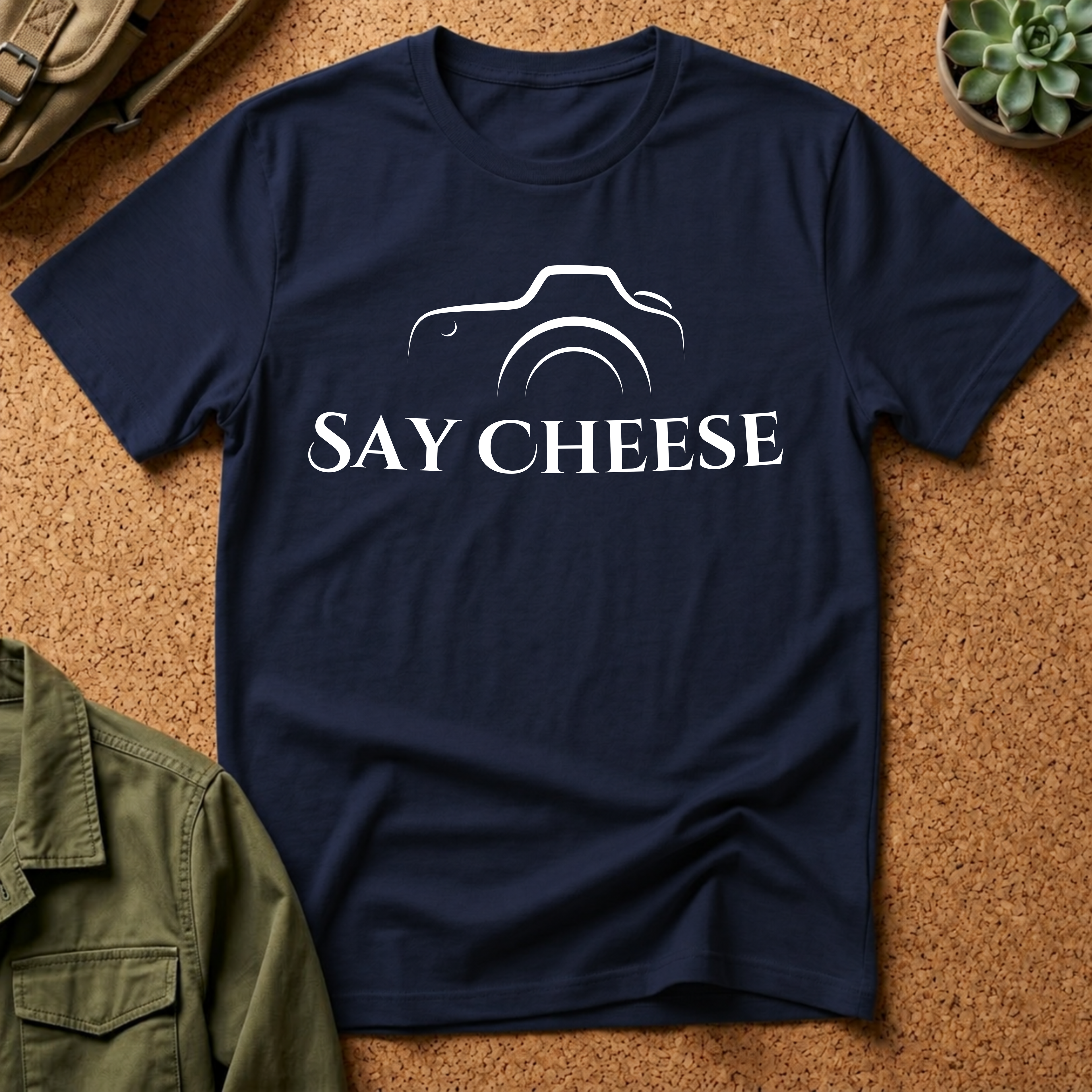 Say Cheese Camera T-Shirt
