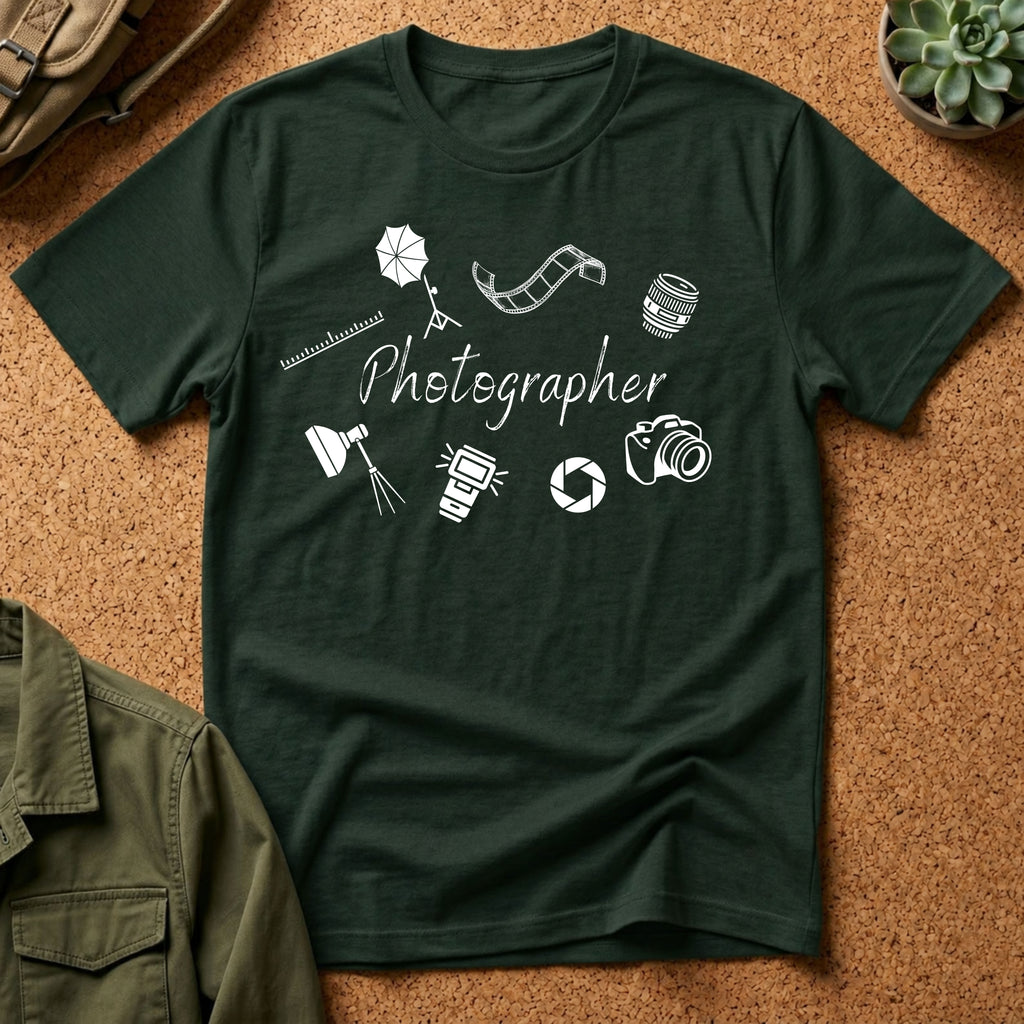Photographer Camera Gear T-Shirt