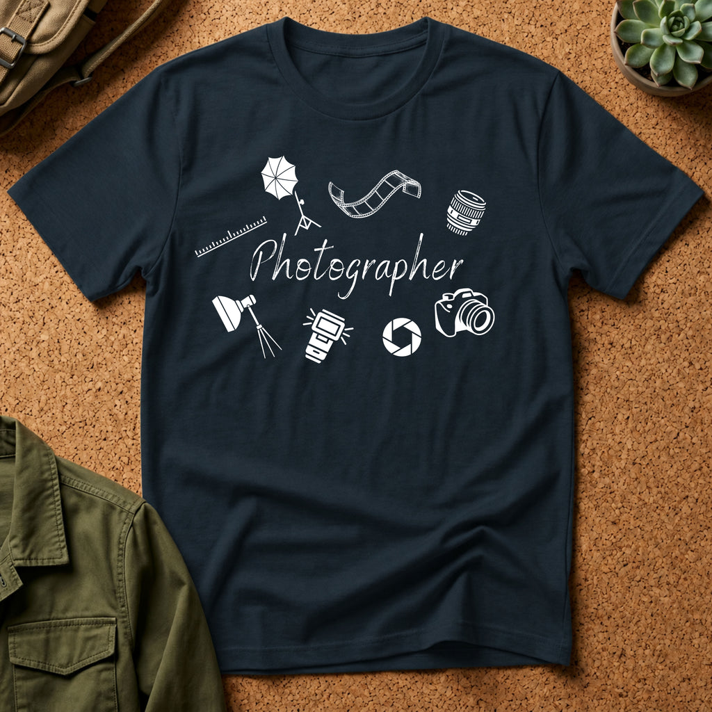 Photographer Camera Gear T-Shirt