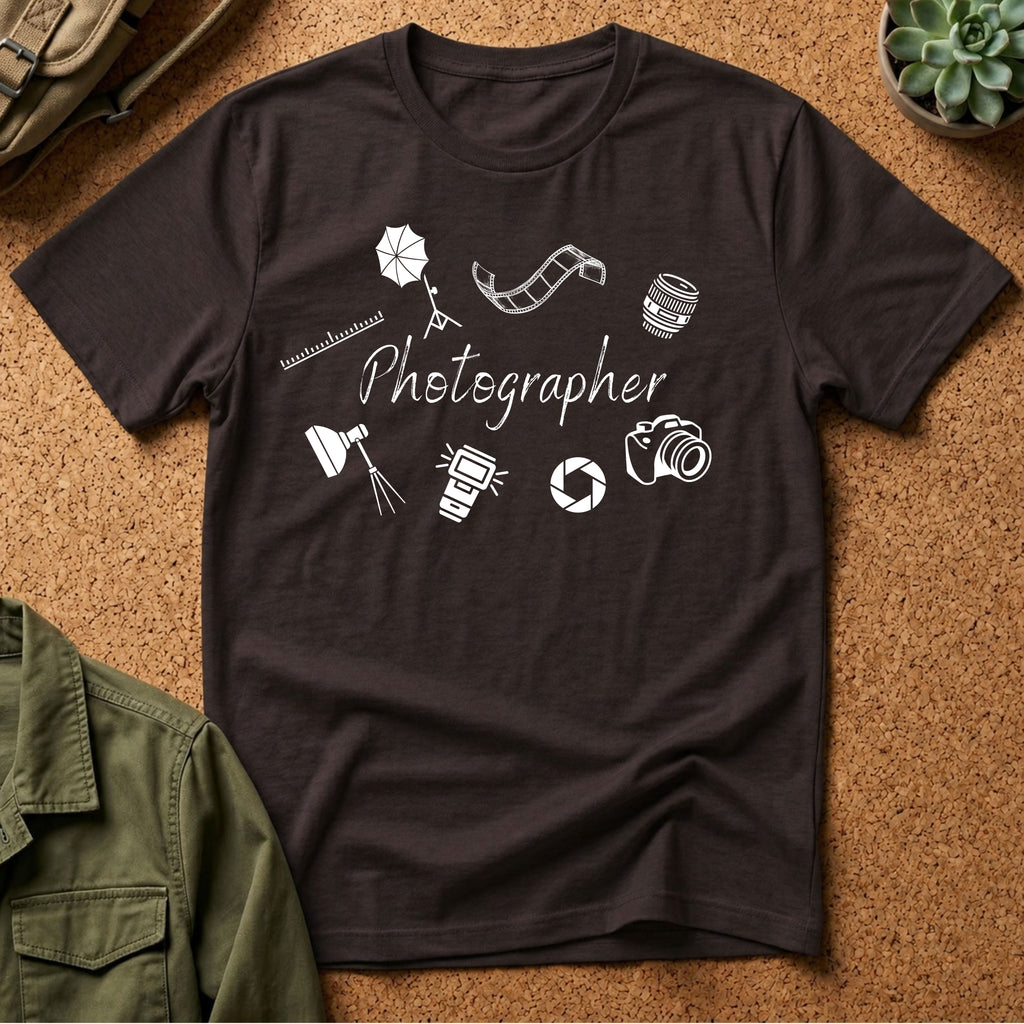 Photographer Camera Gear T-Shirt
