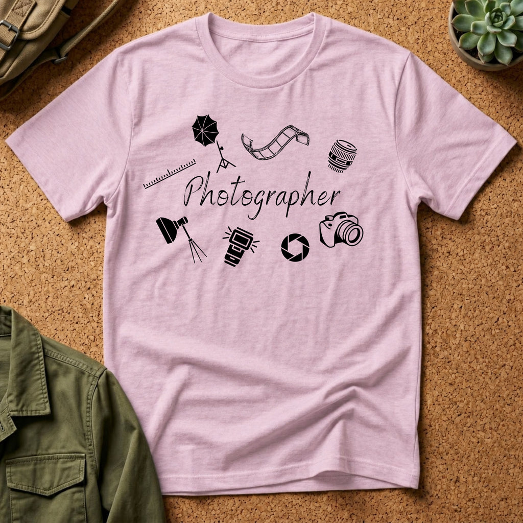 Photographer Camera Gear T-Shirt
