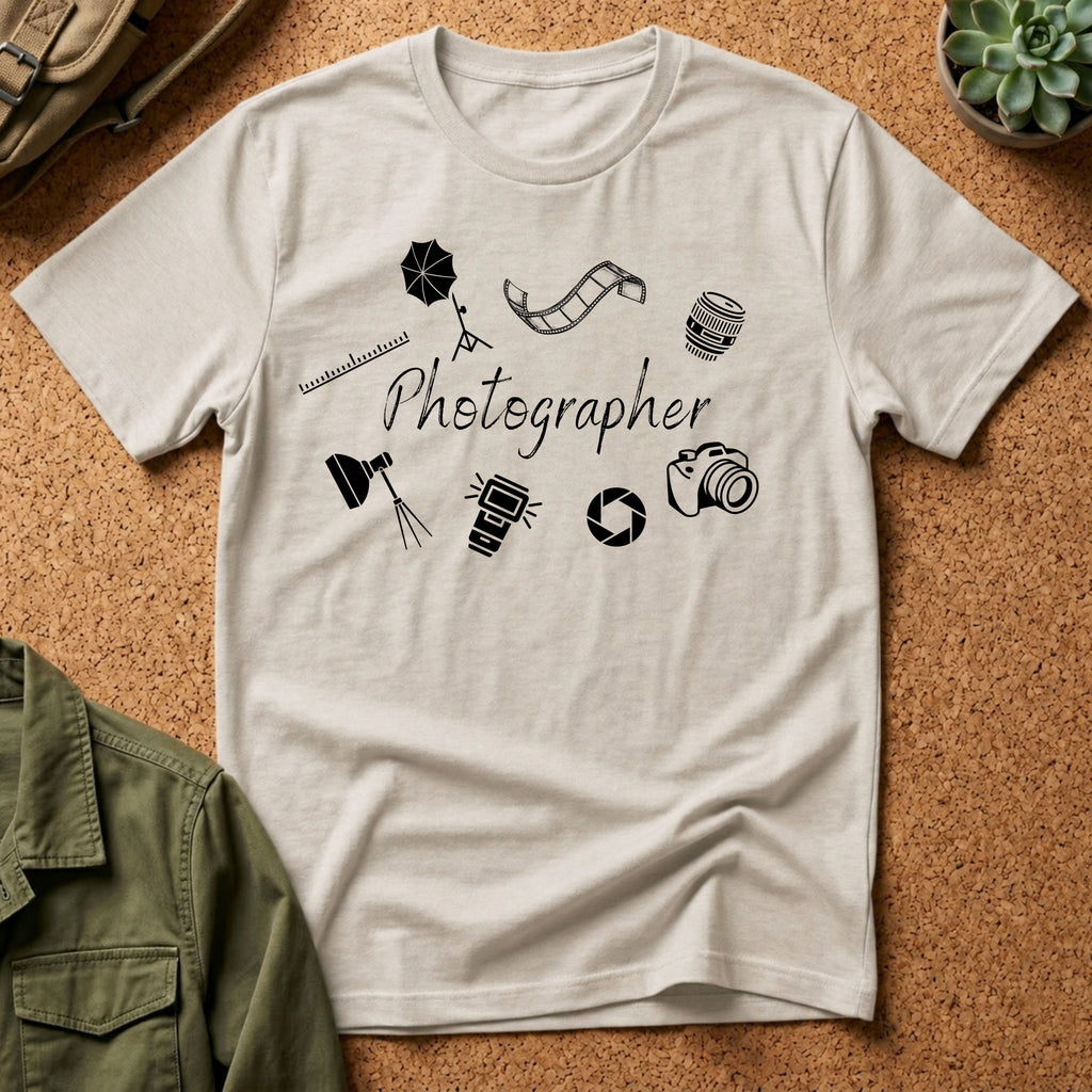 Photographer Camera Gear T-Shirt