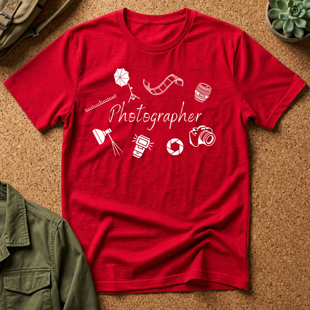 Photographer Camera Gear T-Shirt